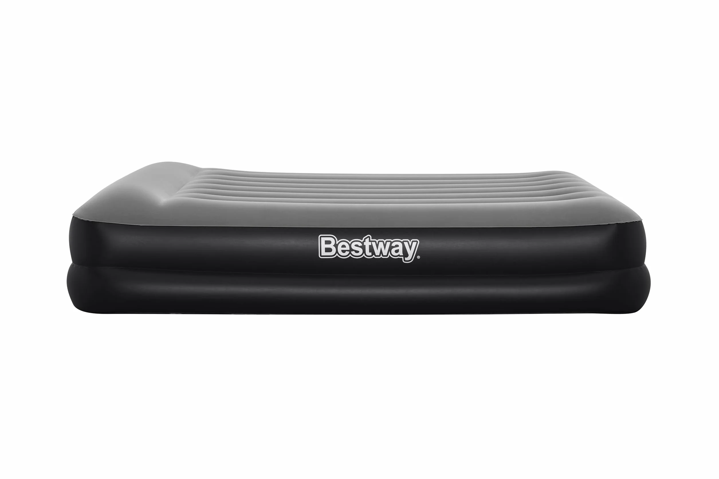 Bestway TriTech Aerolux materac dmuchany ze zintegrowaną pompą elektryczną Double XL/Mid 203 x 152 x 46 cm