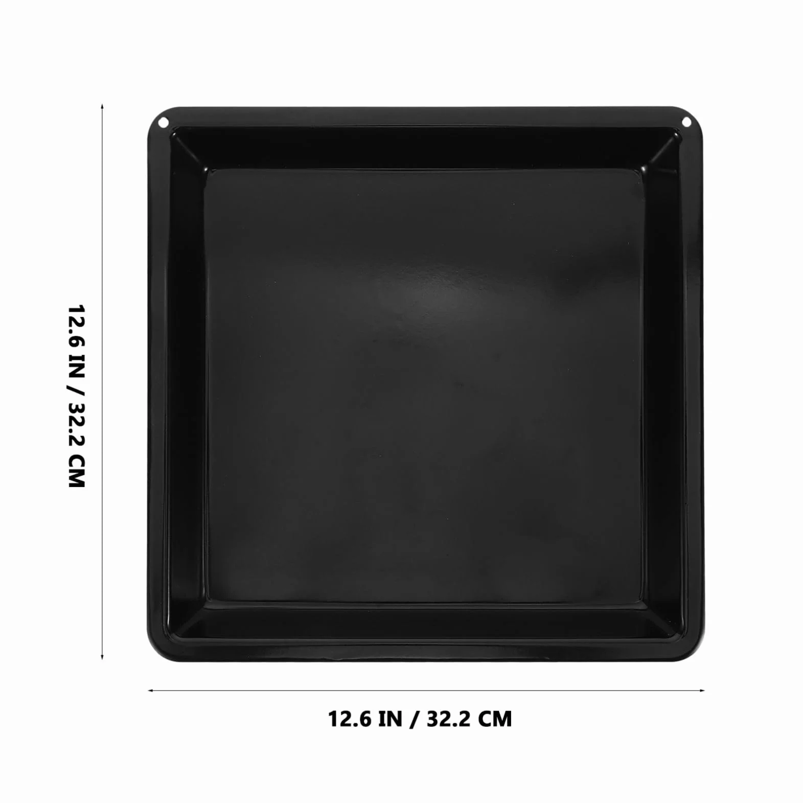 LIFKOME Blacha Do Pieczenia Stali Węglowej Do Serwowania Z Powłoką Nieprzywierającą - 322 X 322 X 32 Cm Do Pieczenia W Cateringu I Na Dużą Skalę