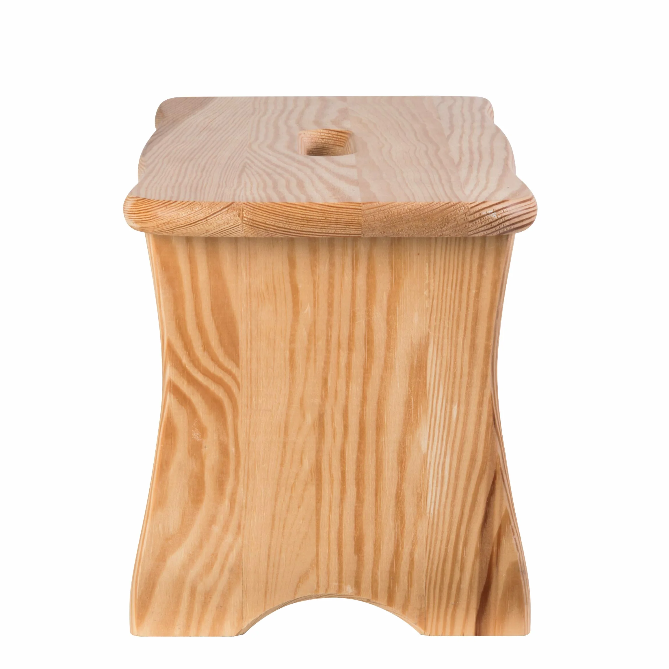 Podnóżek z drewna FSC 100% 40x22x20 cm jasnobrązowy