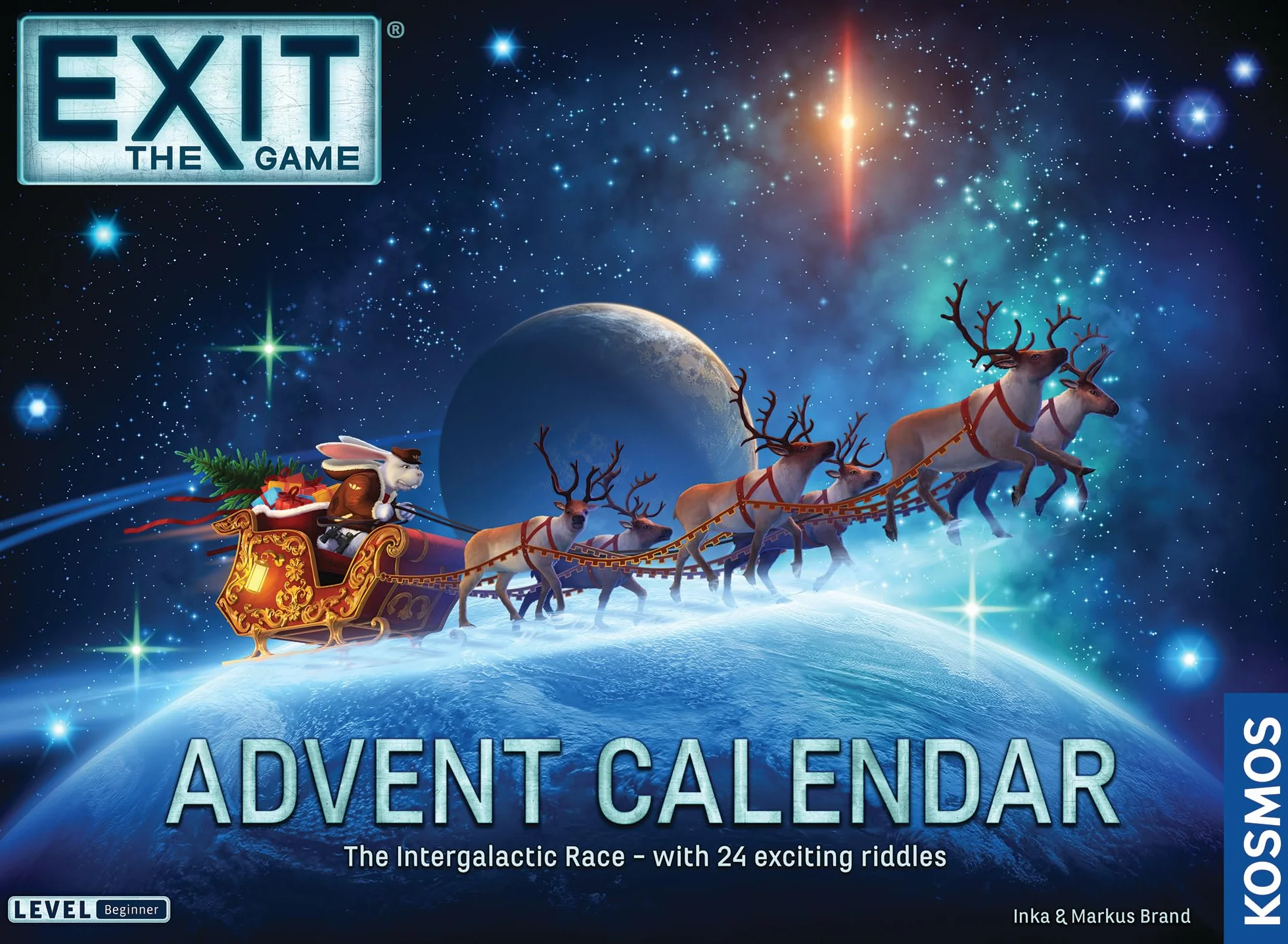 EXIT : Gra - Kalendarz adwentowy - wyścig międzygalaktyczny | Holiday Escape Room | 24 dni zgadywania | Christmas Traditon | Gra kosmiczna