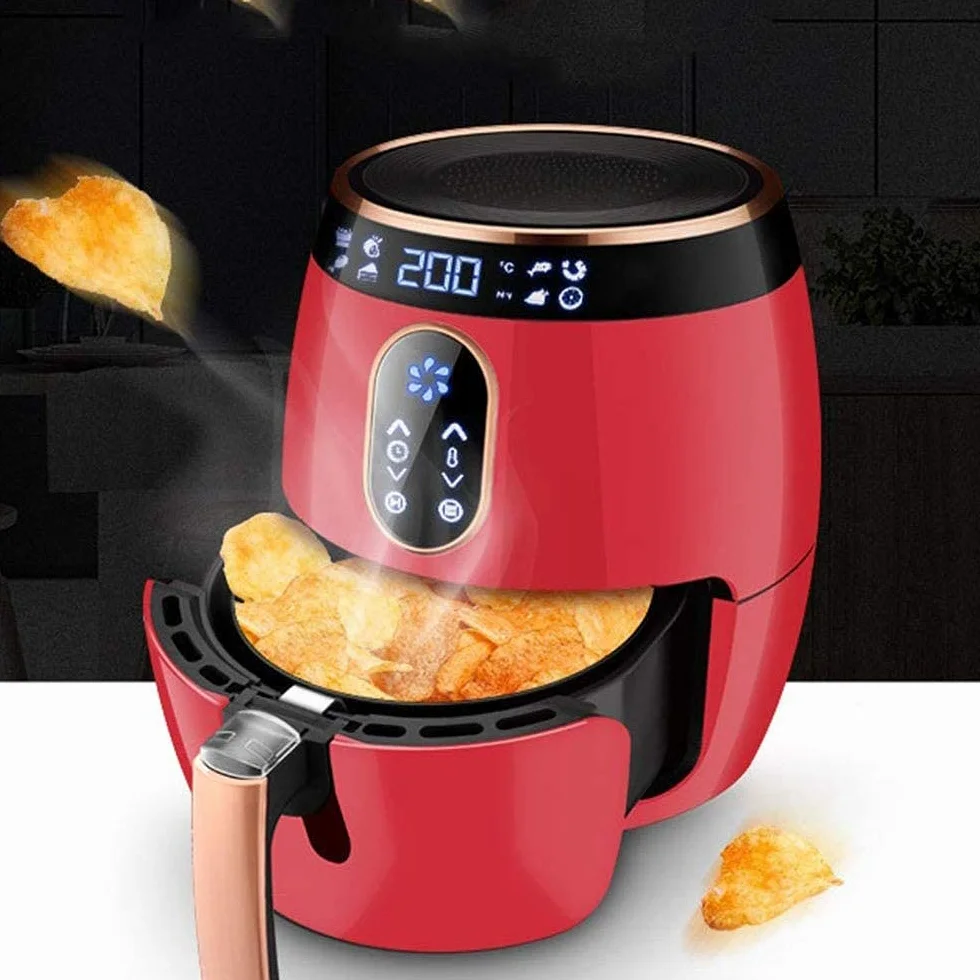 Zdrowa, beztłuszczowa frytkownica powietrzna, automatyczna frytkownica grzewcza, wielofunkcyjna, 360°, szybka frytkownica powietrzna, cykl termiczny, wymagana 320 * 320 * 360 cm Safehappy
