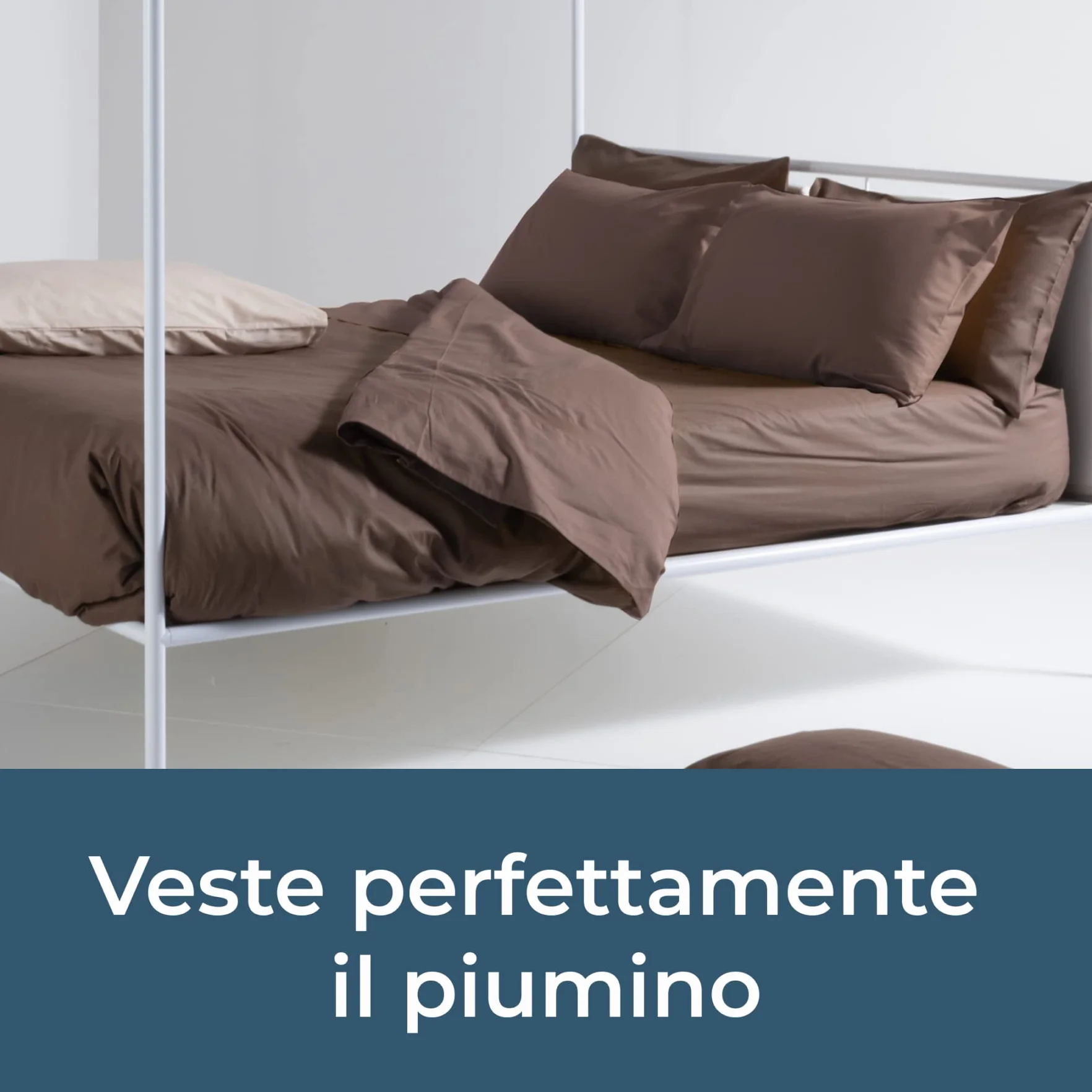 Lisola Zestaw Kołdra Kołdra Pokrywa Jedno Kwadrat I Połowa, Pościel Bawełniana, Made in Italy, Torba na kołdrę 200 x 240 cm + 2 poszewki 50x80cm, jednolity kolor. Wzór: Tortona, Grisaglia