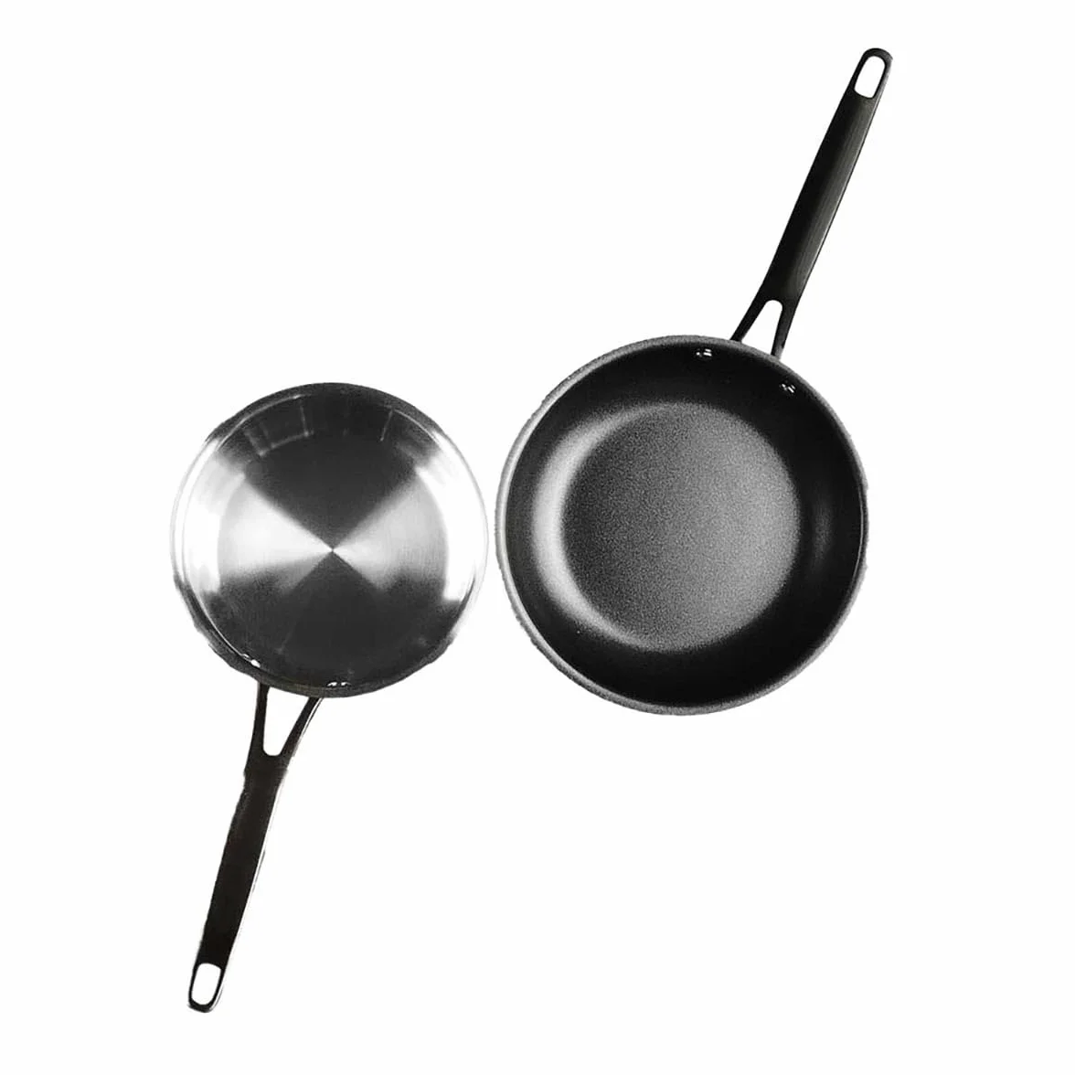 Lacor - 47424 patelnia nieprzywierająca Origin, stal nierdzewna 18/10, nieprzywierająca QuanTanium®, wolna od PFO, dno termokurczliwe, pranie ręczne, nadaje się do indukcji, nadaje się do piekarnika,