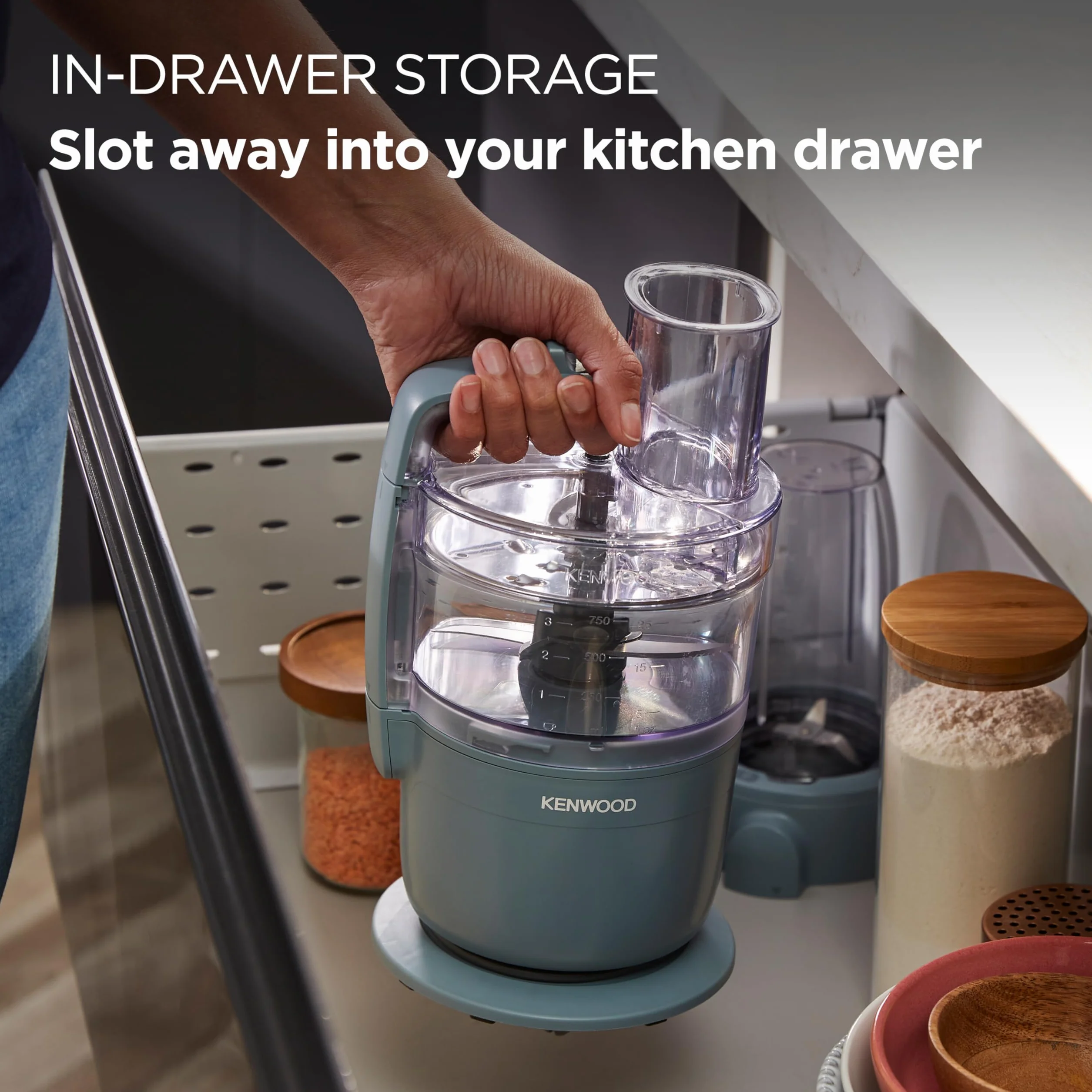 Kenwood Multipro Go Rozdrabniacz Kuchenny, Szary, 1.3 l