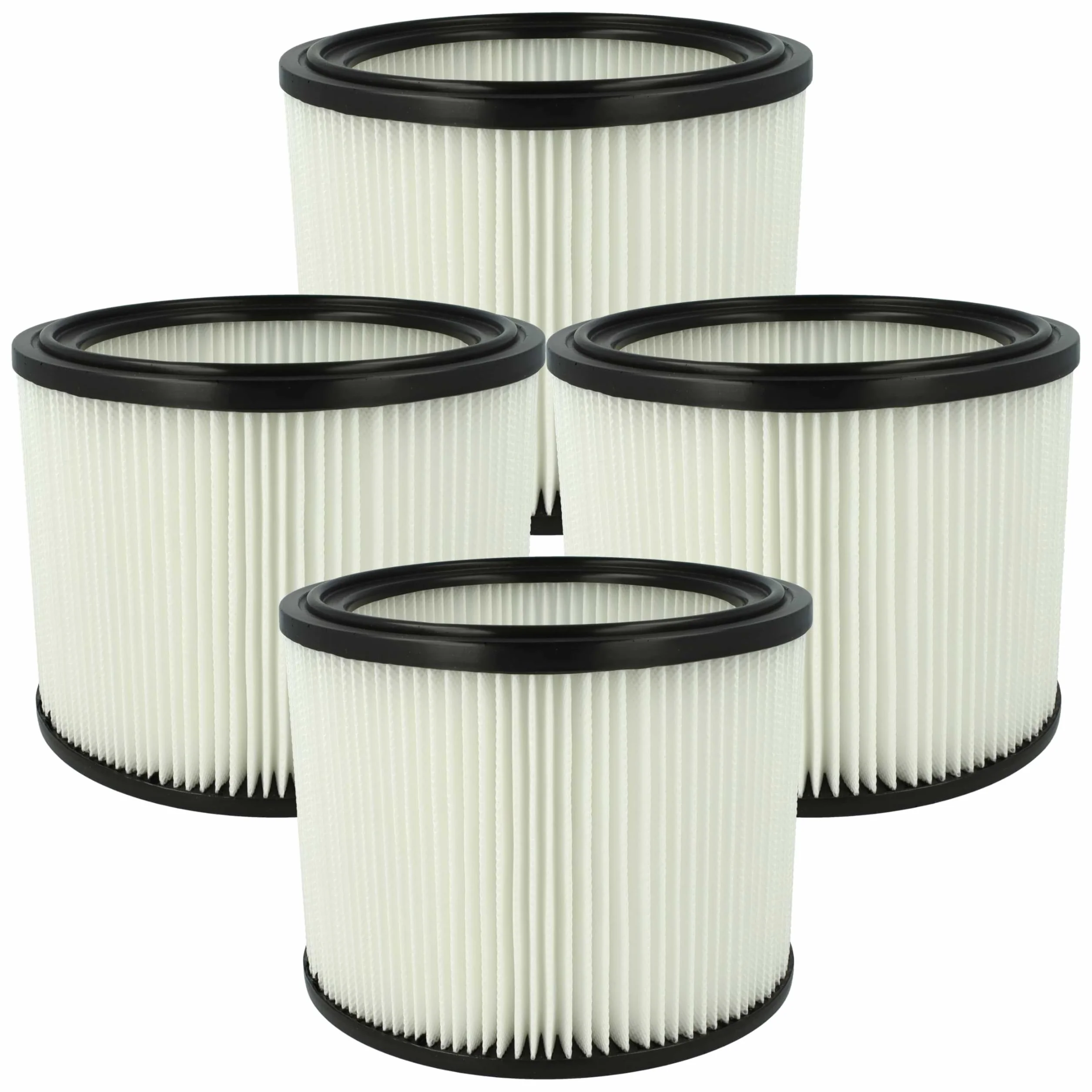 vhbw 4 x element filtrujący kompatybilny z odkurzaczem WAP Aero 20-11, 20-01, 20-01 Inox, 20-21, 21-01 PC odkurzaczem na mokro/sucho