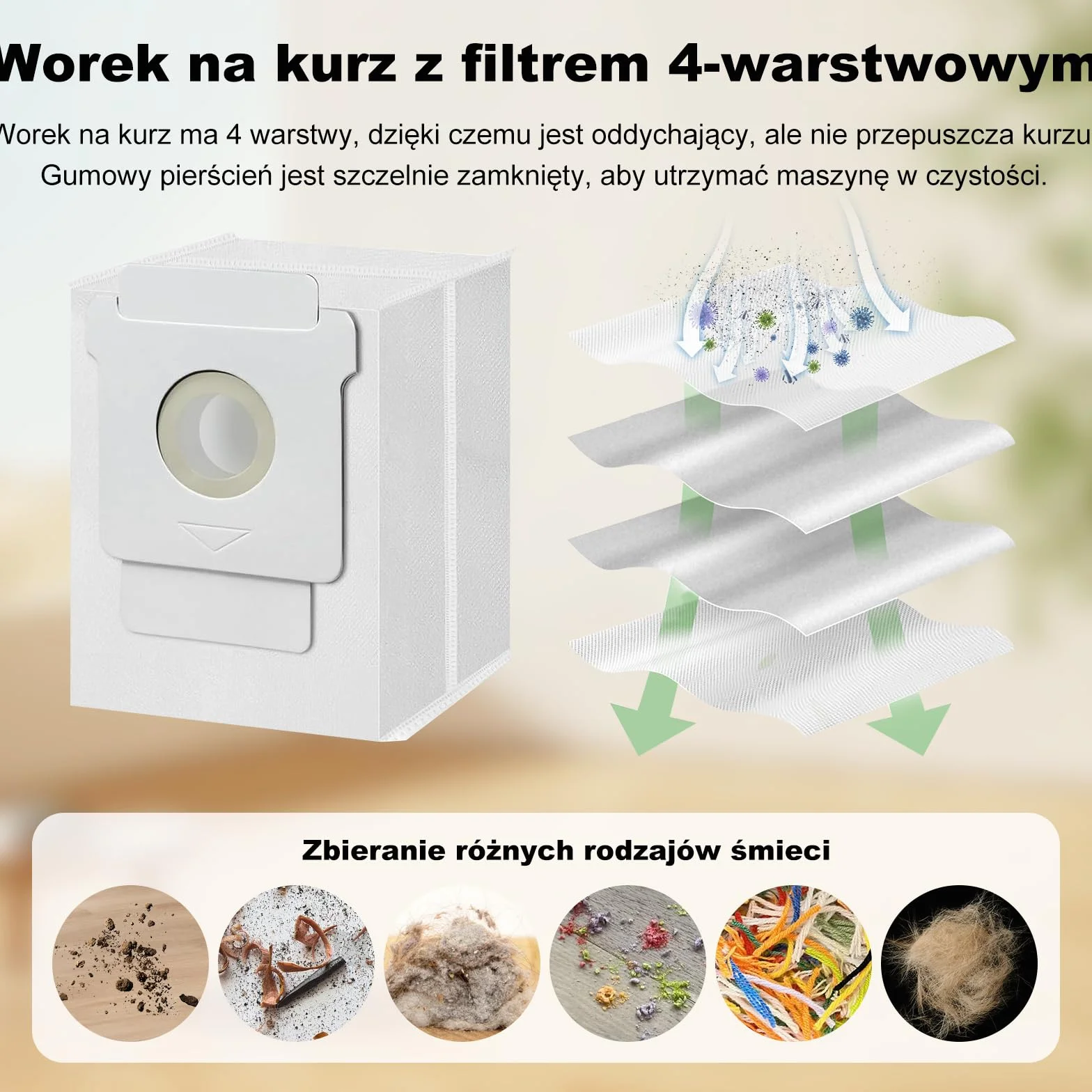 Zestaw 26 akcesoriów do iRobot Roomba Combo j7+ j9+ 10 Max robot odkurzający 4 szczotki rolkowe 6 szczotek bocznych 4 filtry HEPA 4 ściereczki