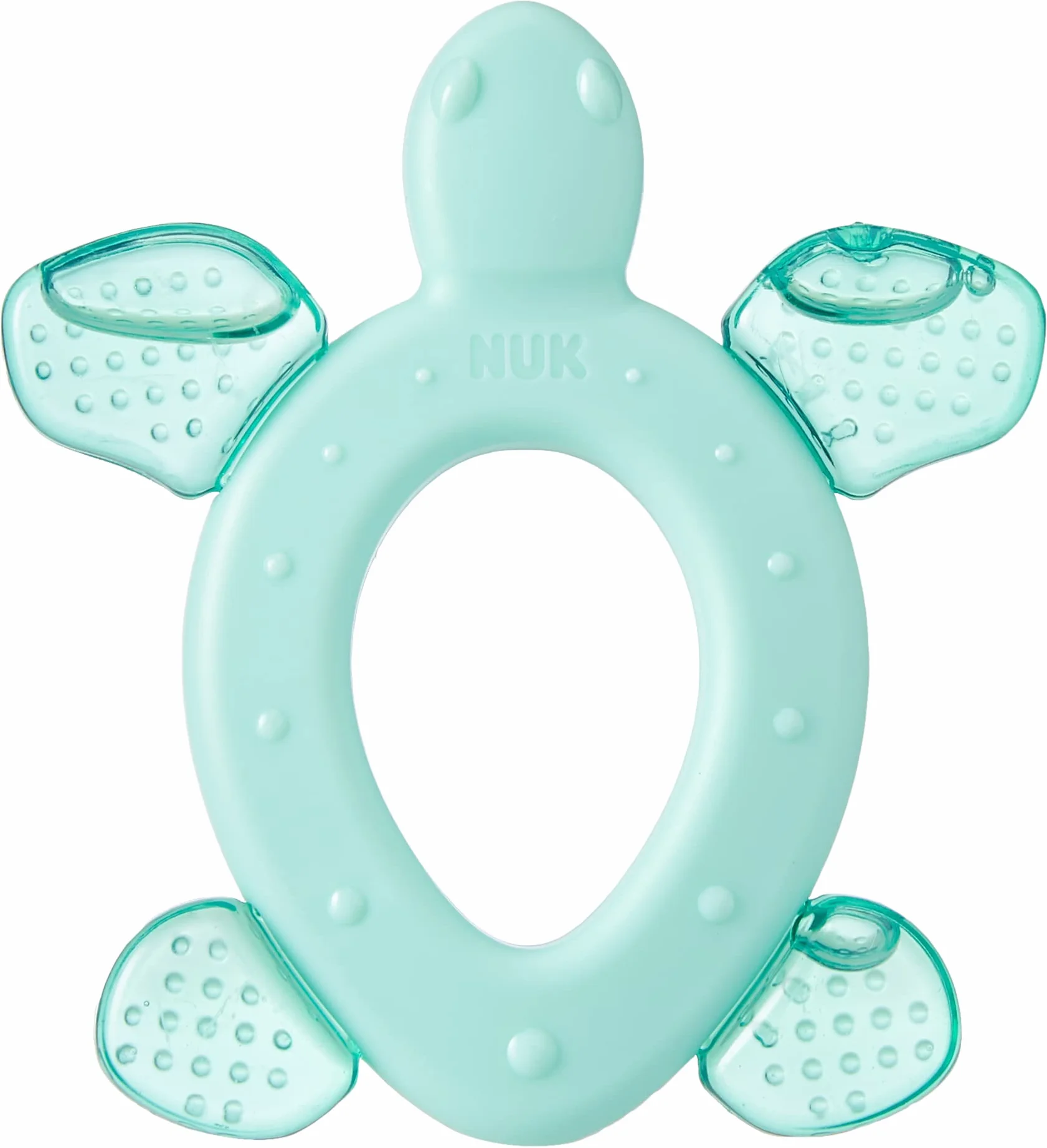 NUK 10256451 Cool All-Around pierścień do zagryzania z elementami chłodzącymi, od 3. miesiąca życia, 1 sztuka, wielokolorowy
