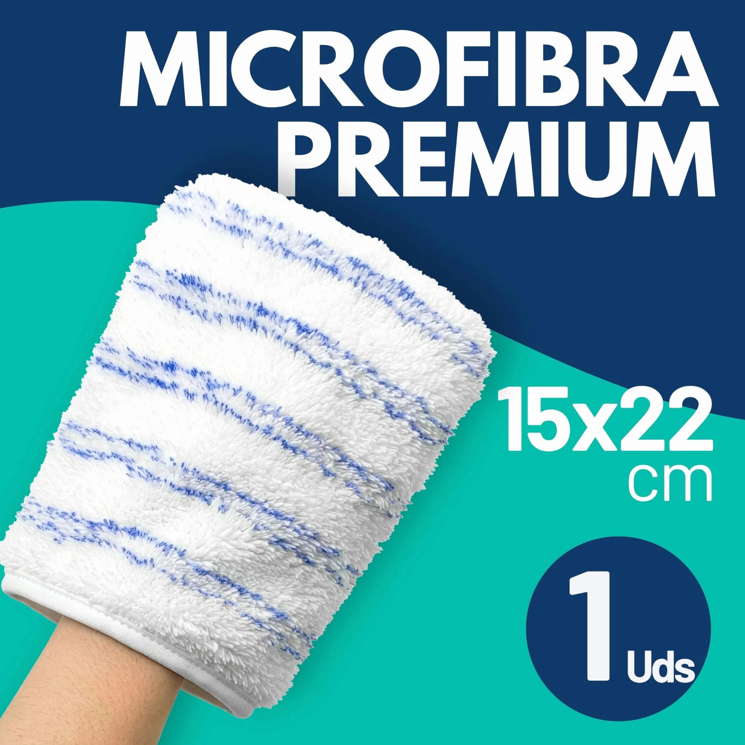 Sonty Rękawica czyszcząca z mikrofibry – 1x rękawica z mikrofibry 15x22 cm | Rękawica czyszcząca i do plam do łazienki, okien i tapicerki | Myć w temperaturze 40–90°C | Wyprodukowano w Austrii