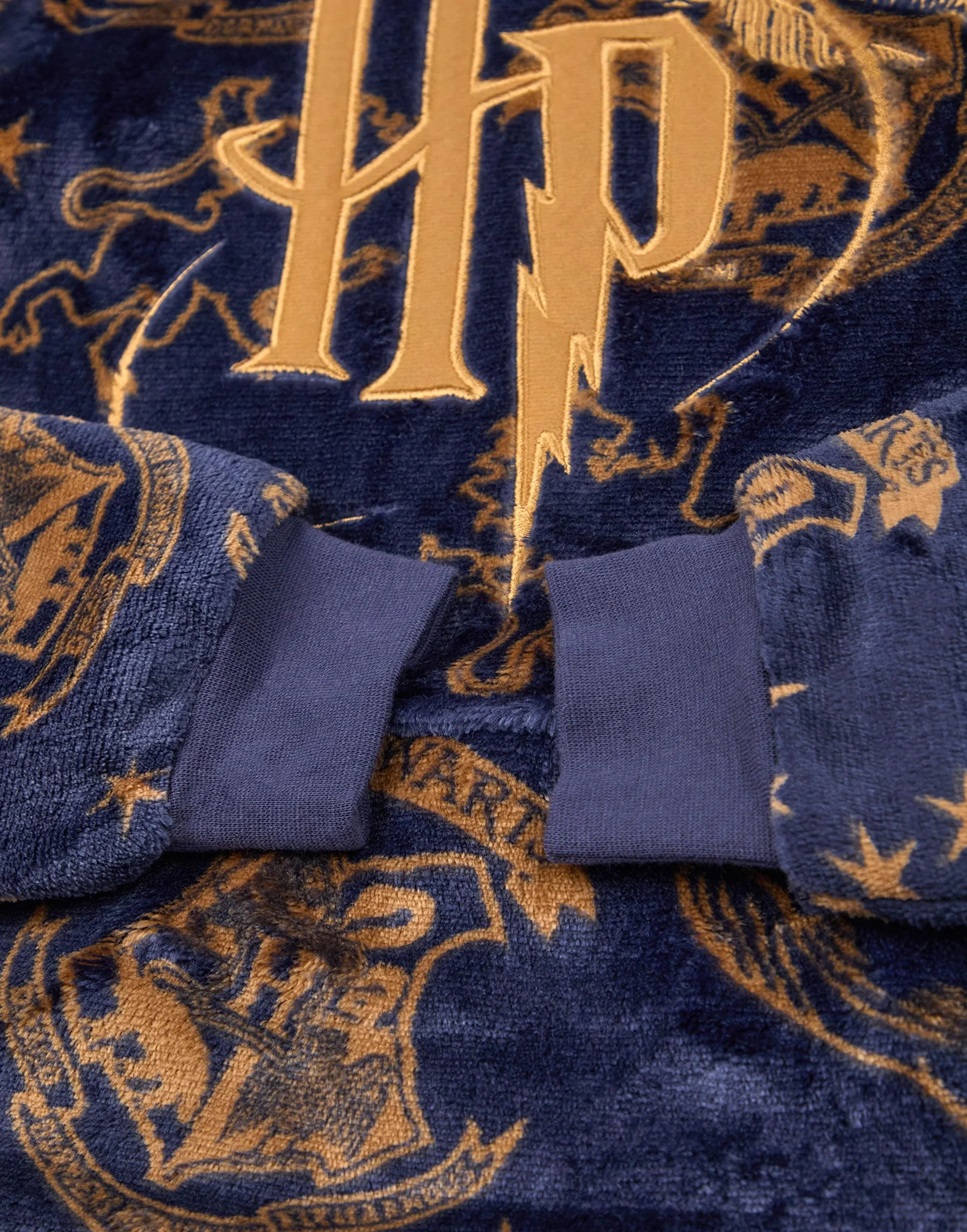 Bluza-koc Harry Potter dla dziewczynek | Polar Sherpa HP Hogwarts z kapturem i kieszeniami