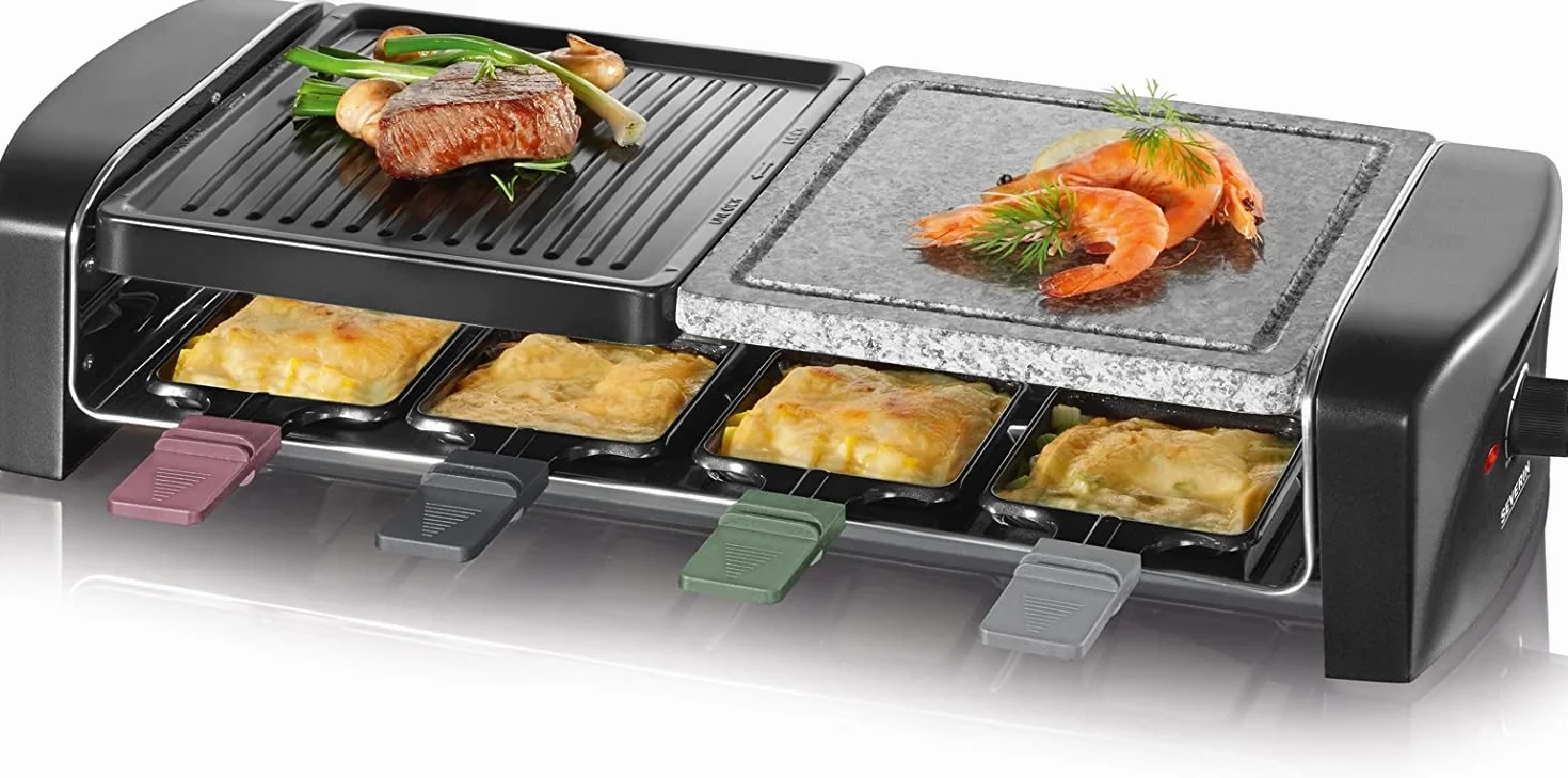 Severin RG 9645 Grill, Szary/Czarny, 1 sztuka
