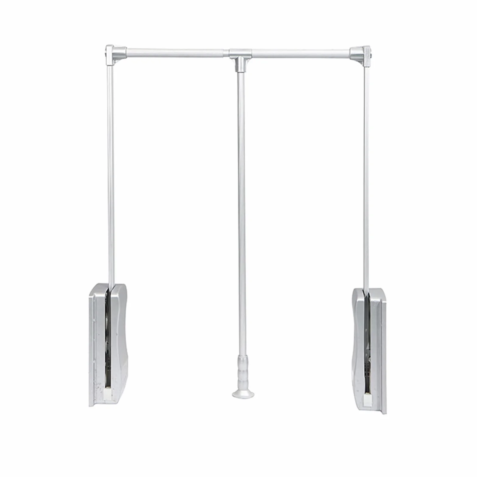 Pociągnij szafę, aluminium 890-1200 mm Regulowana szafa Protne w dół wieszak 30 kg ciężka szafa szafa Winda,Silver,890_1200cm