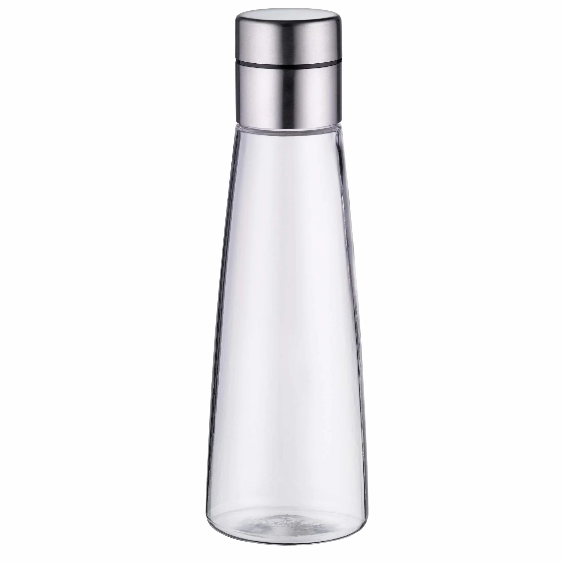 WMF De Luxe dozownik octu/oleju 500 ml, dozownik octu i oleju, polerowana stal nierdzewna Cromargan, szkło, nadaje się do mycia w zmywarce