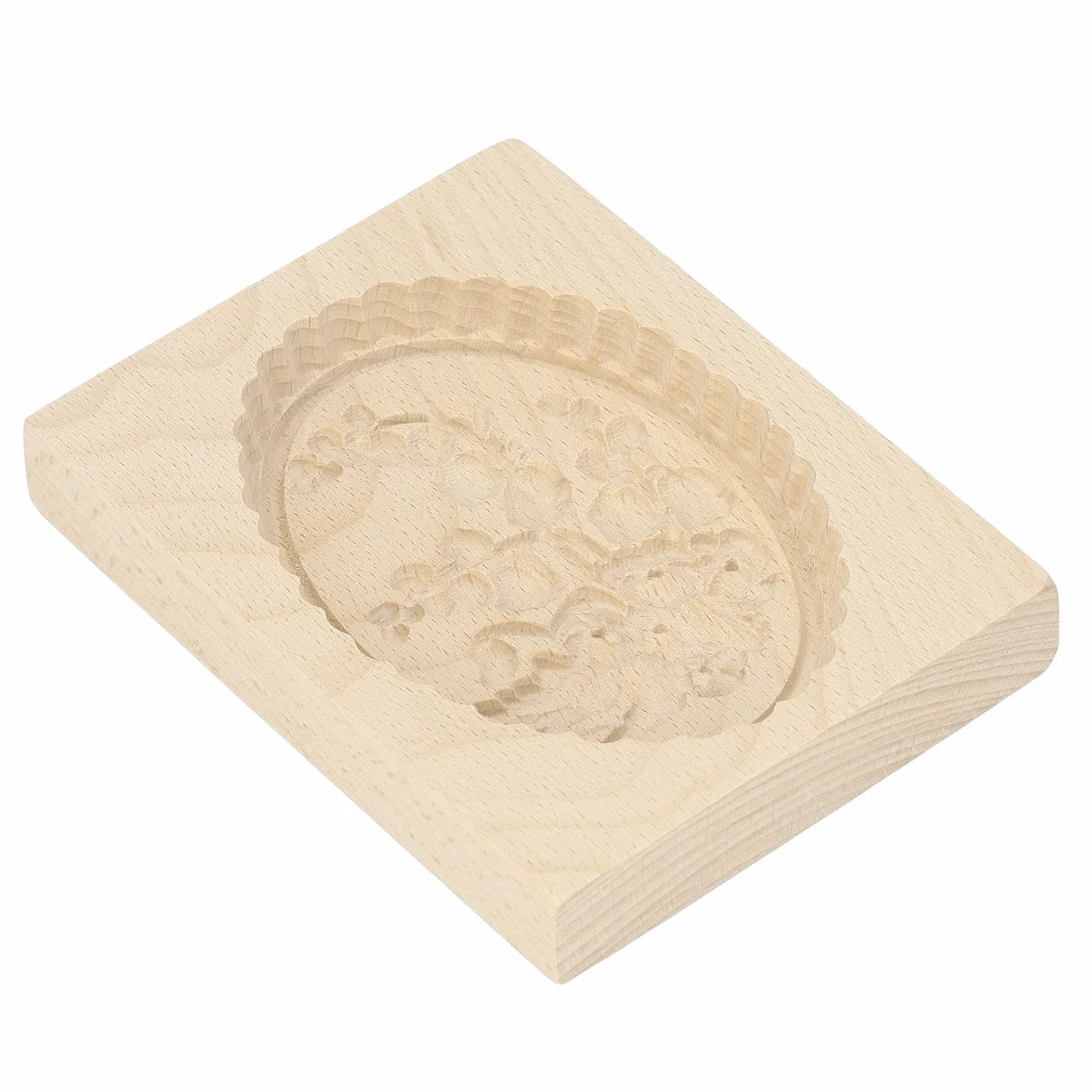 Foremki do ciastek, Drewniane foremki do ciastek, herbatniki, drewniane ciasteczka Drewniane ciasteczka Łatwe uwalnianie Wielokrotnego użytku Zmywalne rzeźbione pieczątki do ciastek dla domu
