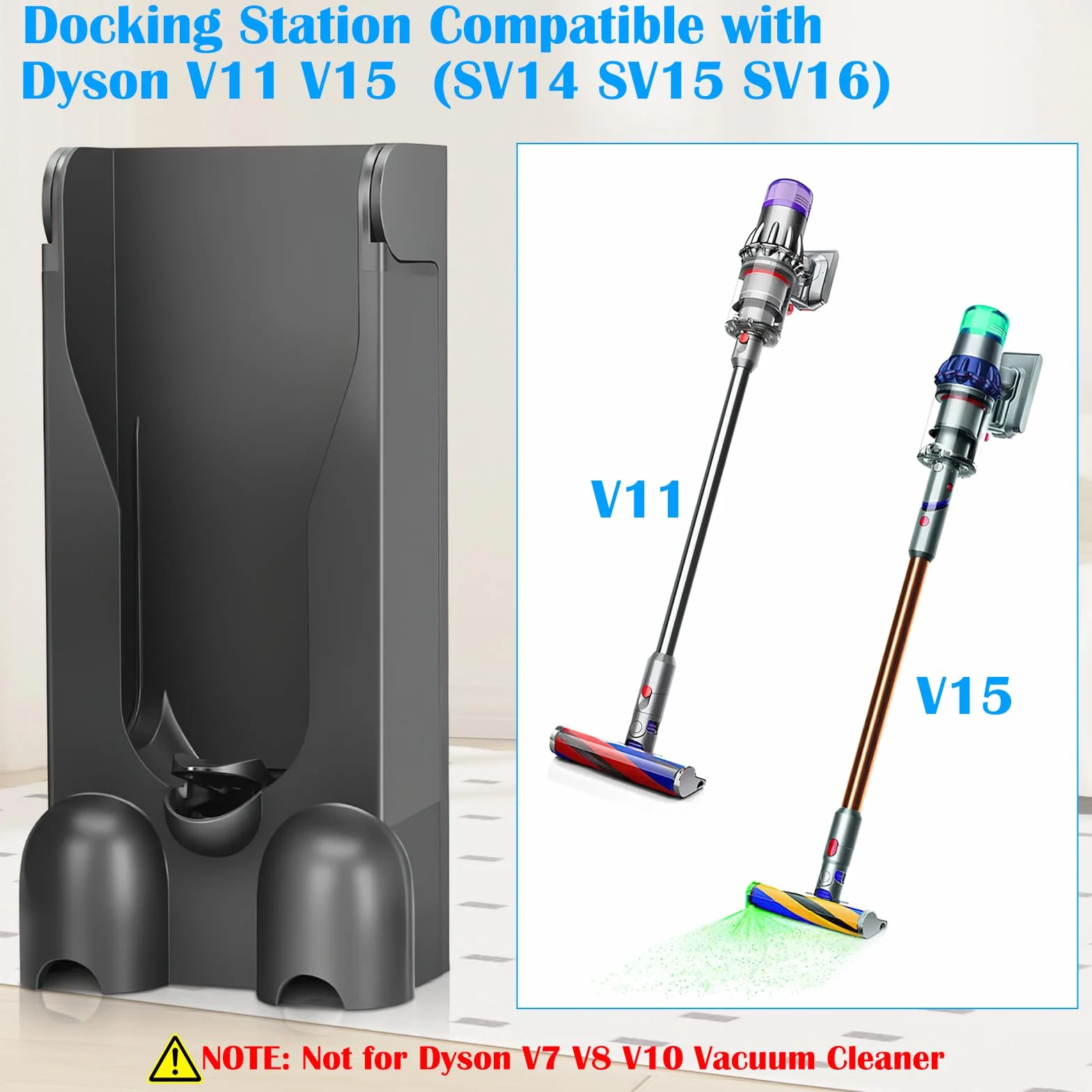 Uchwyt ścienny stacja dokująca do Dyson V11 V15 z ABS ładowanie wiszący