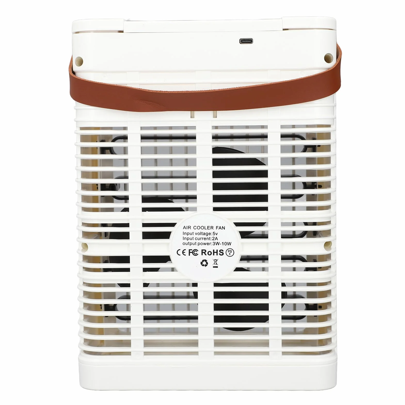 Przenośny Klimatyzator 2 Zimne Mgły 5 Prędkości Wentylatora 7 Diod LED 680 Ml Zbiornik USB Mini Cooler Nawilżacz Mgłowy do Domowego Biura