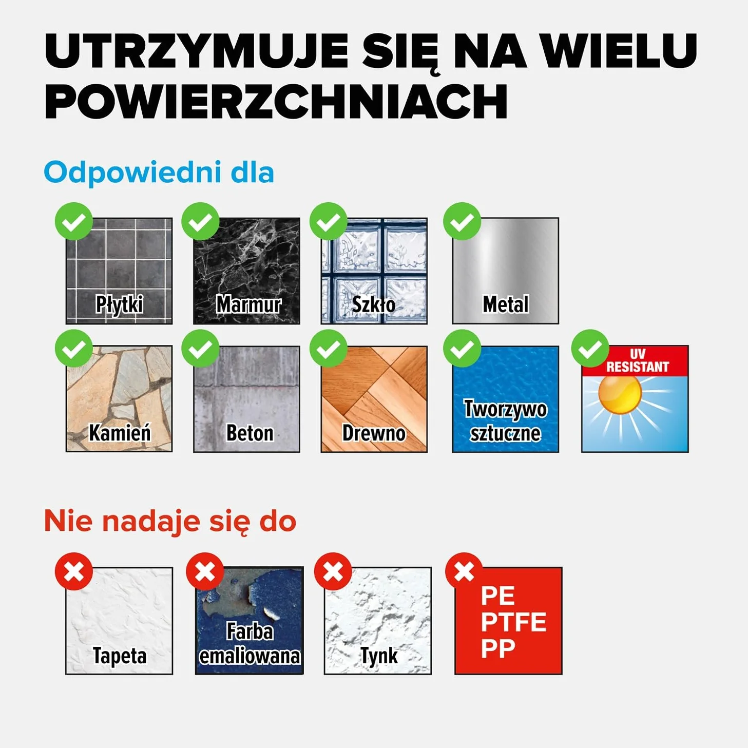 tesa MOON samoprzylepna półka prysznicowa - kolor grafitowy - jednopoziomowa i bardzo głęboka - półka prysznicowa z metalu pokrytego powłoką PVD - bez wiercenia, z klejem - 92 mm x 250 mm x 125 mm