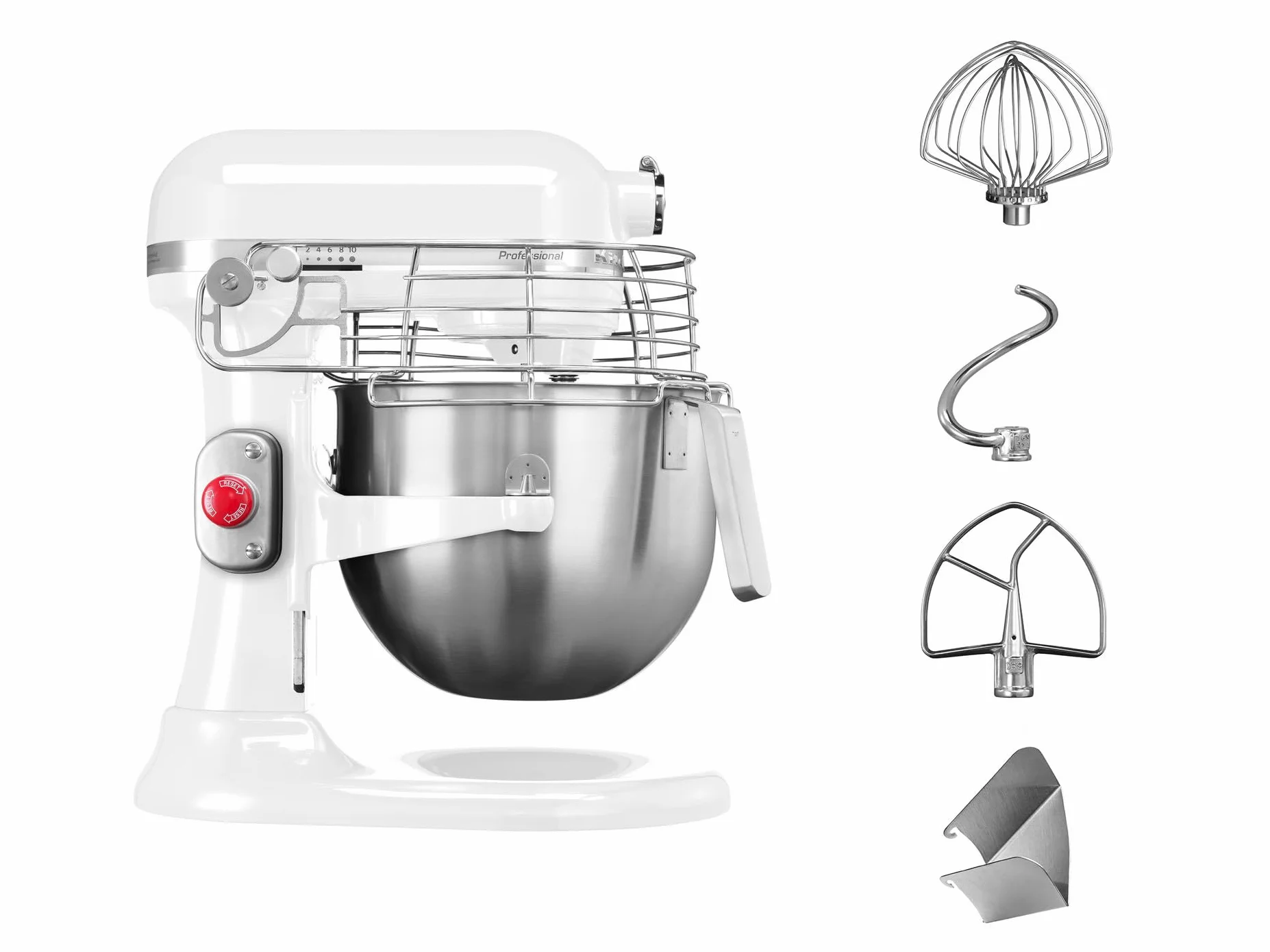 KitchenAid 5ksm7990xewh metalowy procesor żywności, biały, 50/60 Hz