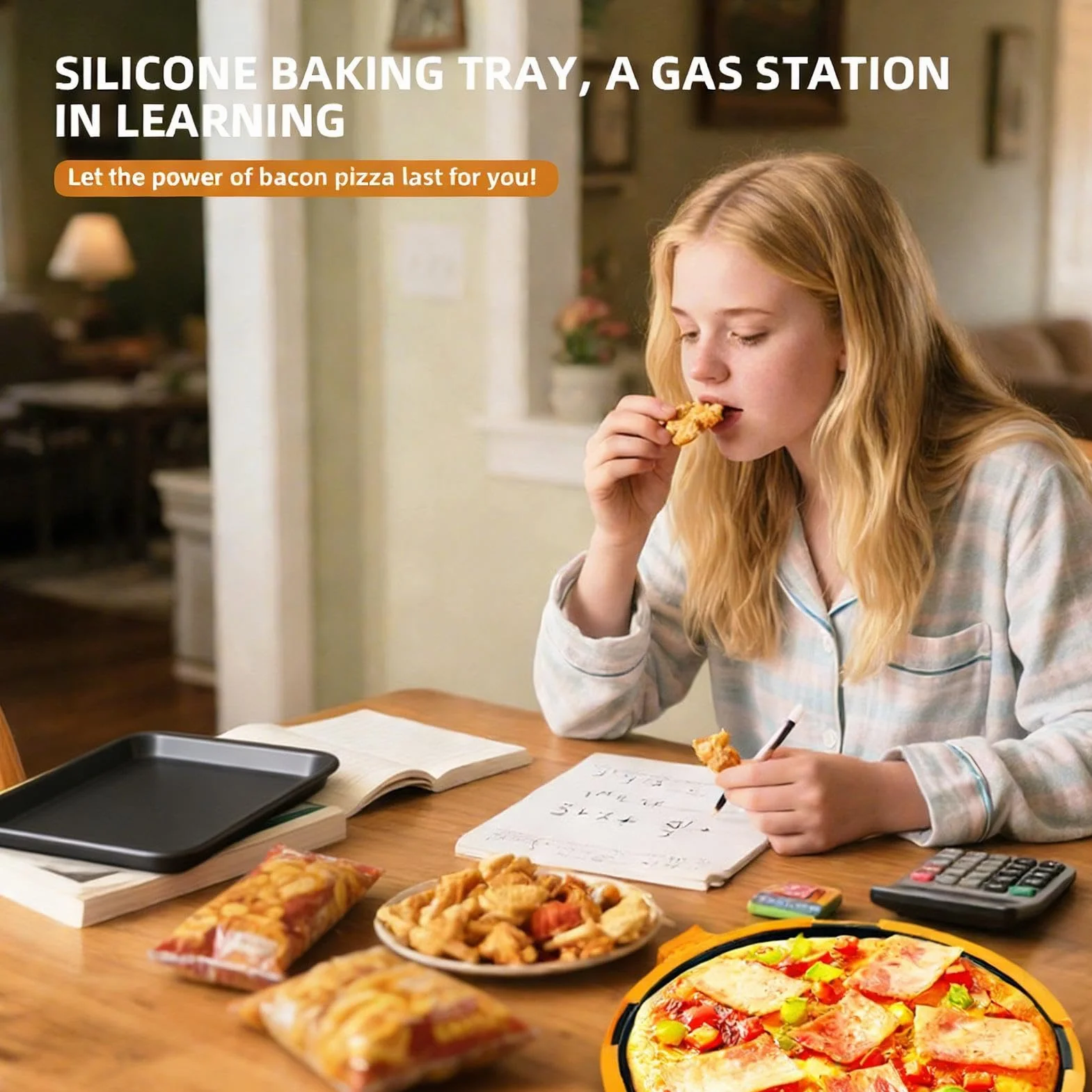 Płyta do mikrofalowego Szybko Nagrzewająca się Tacka do Pizzy | Toster mikrofalowy Do kuchni, akademika, piekarnika – idealna do pizzy, naleśników i