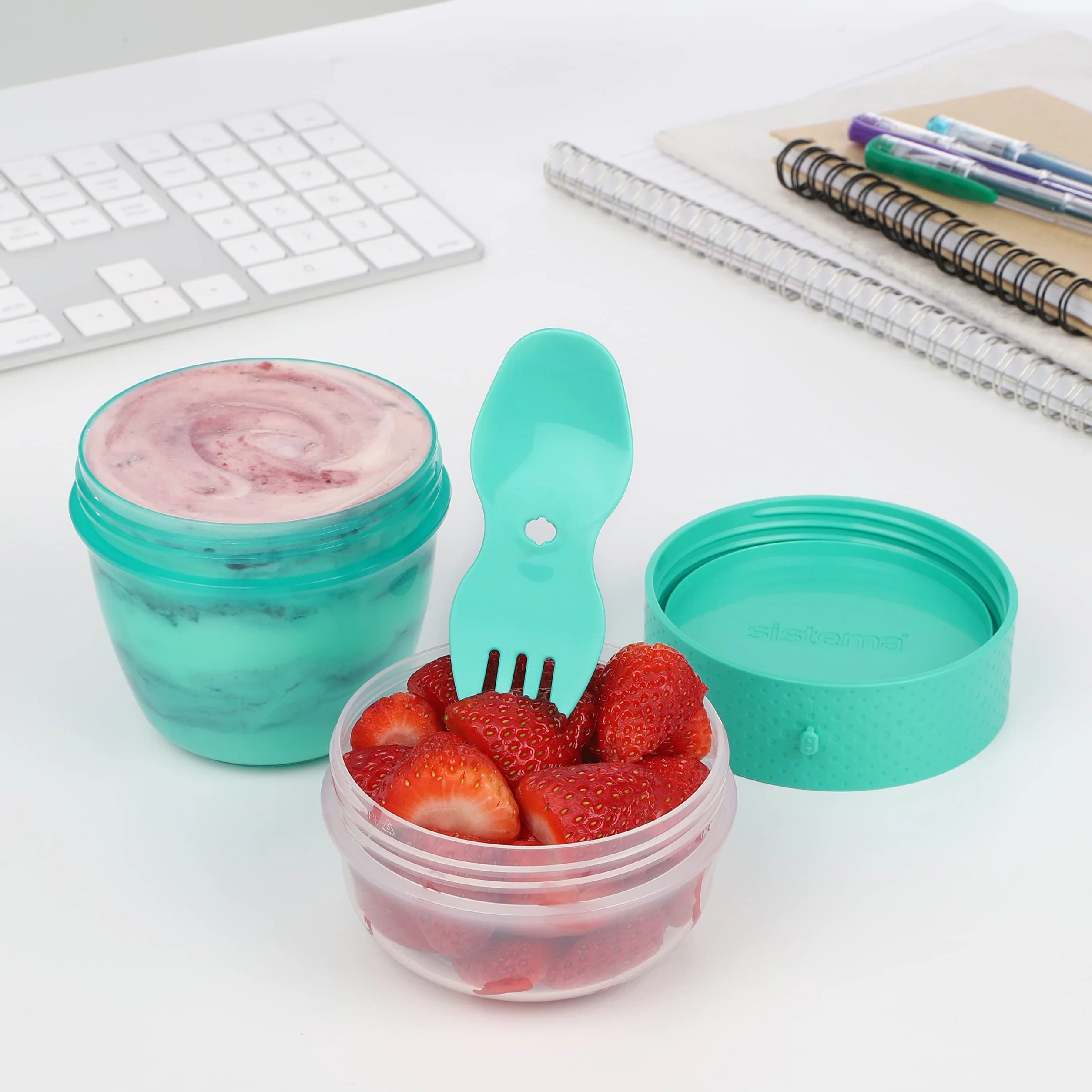 Sistema Snack Capsule To Go 21488 Pojemnik, Niebieski, 515 ml