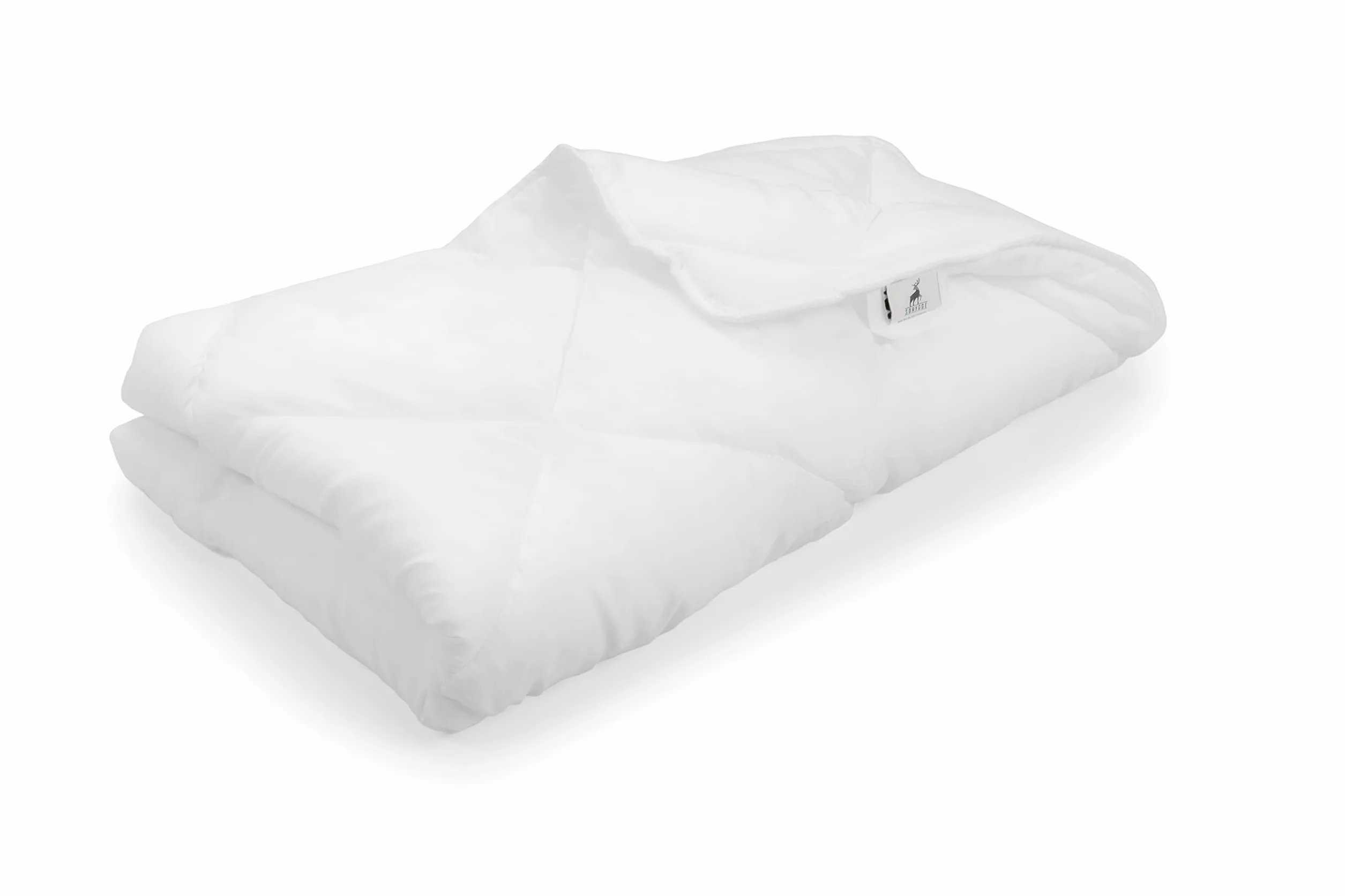 SOHYGGE Kołdra dziecięca 300 gr/m2 - dziecko - 100 x 135 cm na łóżko niemowlęce 70 x 140 cm - przeciw roztoczom - 100% mikrofibra - wyprodukowano w Europie - certyfikat Oeko-Tex bez substancji