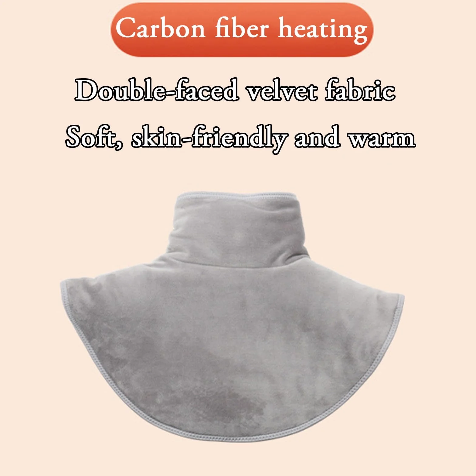Portable Cordless Heating Pad for Neck Shoulder,USB Heating Pad Shawl Heat Pad Cordless Electric Neck Heater Neck Heating Pad for Neck and Shoulders Cordless Electric Heating Pad