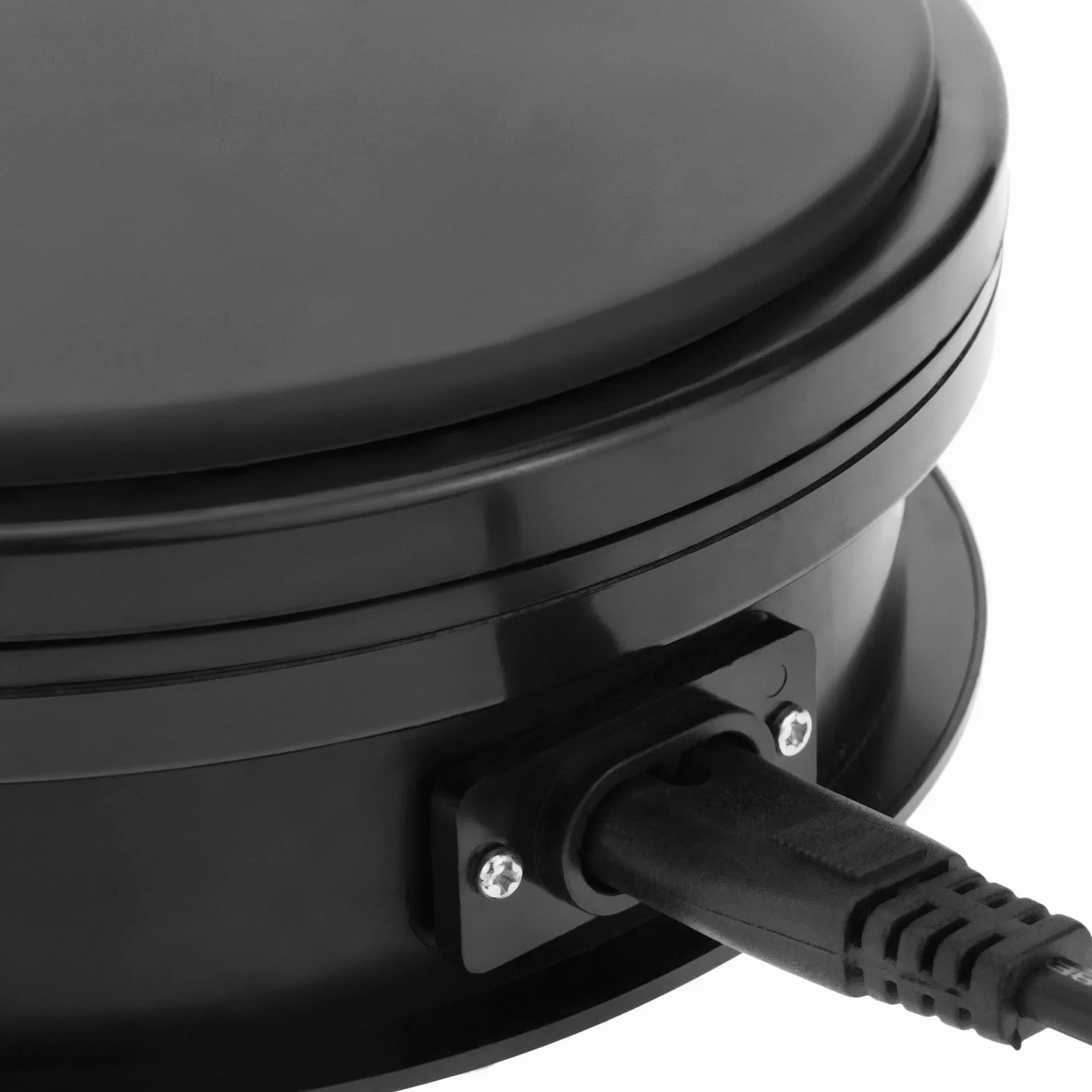 PrimeMatik Elektryczna obrotowa podstawa 15 cm Czarna