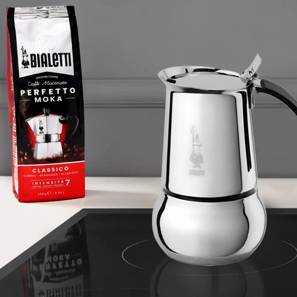 Bialetti 4885 0004885/CN zaparzacz do kawy, aluminium, srebrny