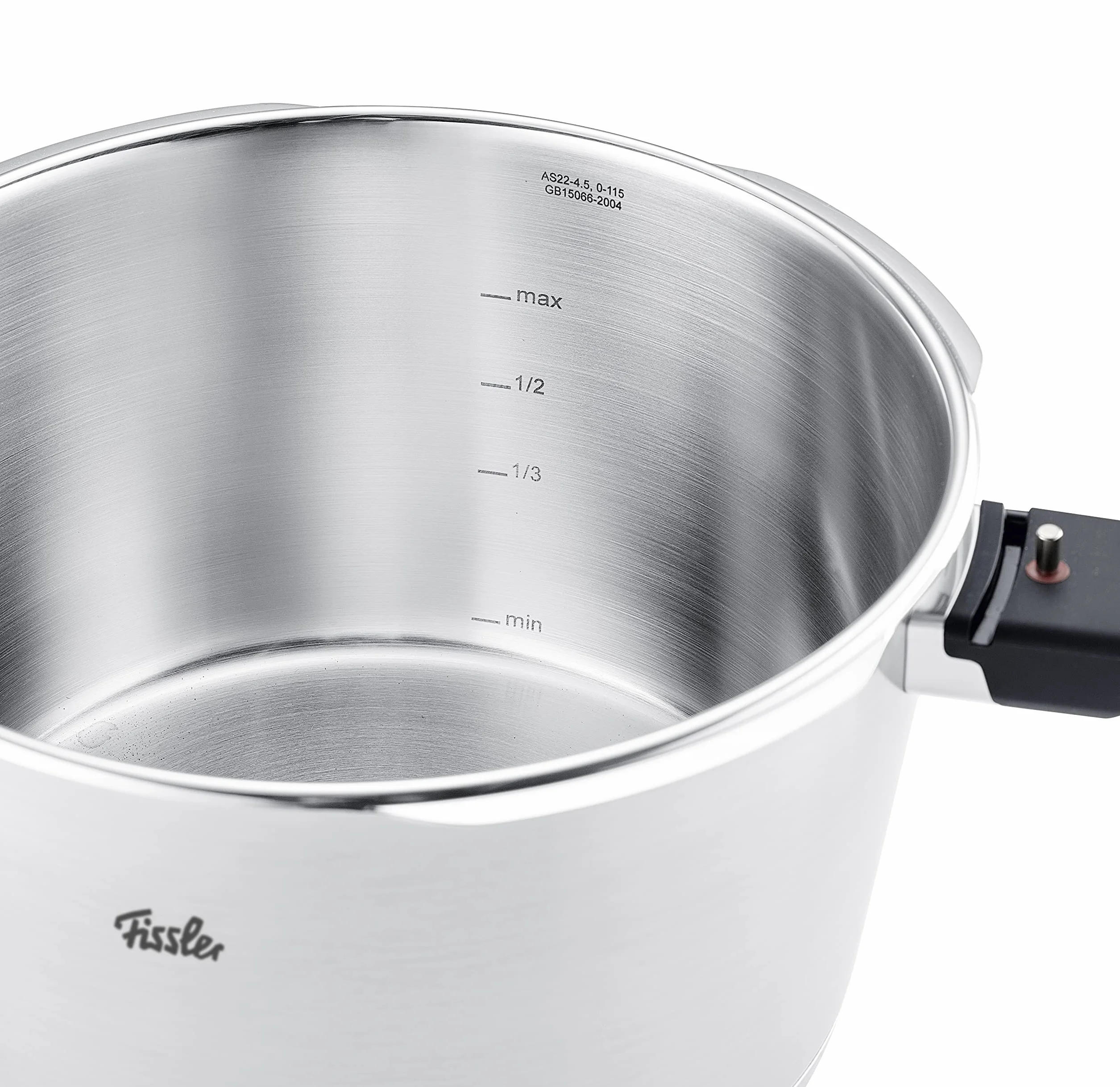 Fissler Vitaquick Premium szybkowar (10 l, Ø 26 cm) szybkowar ze stali nierdzewnej, 2 stopnie gotowania, Made in Germany – indukcyjny