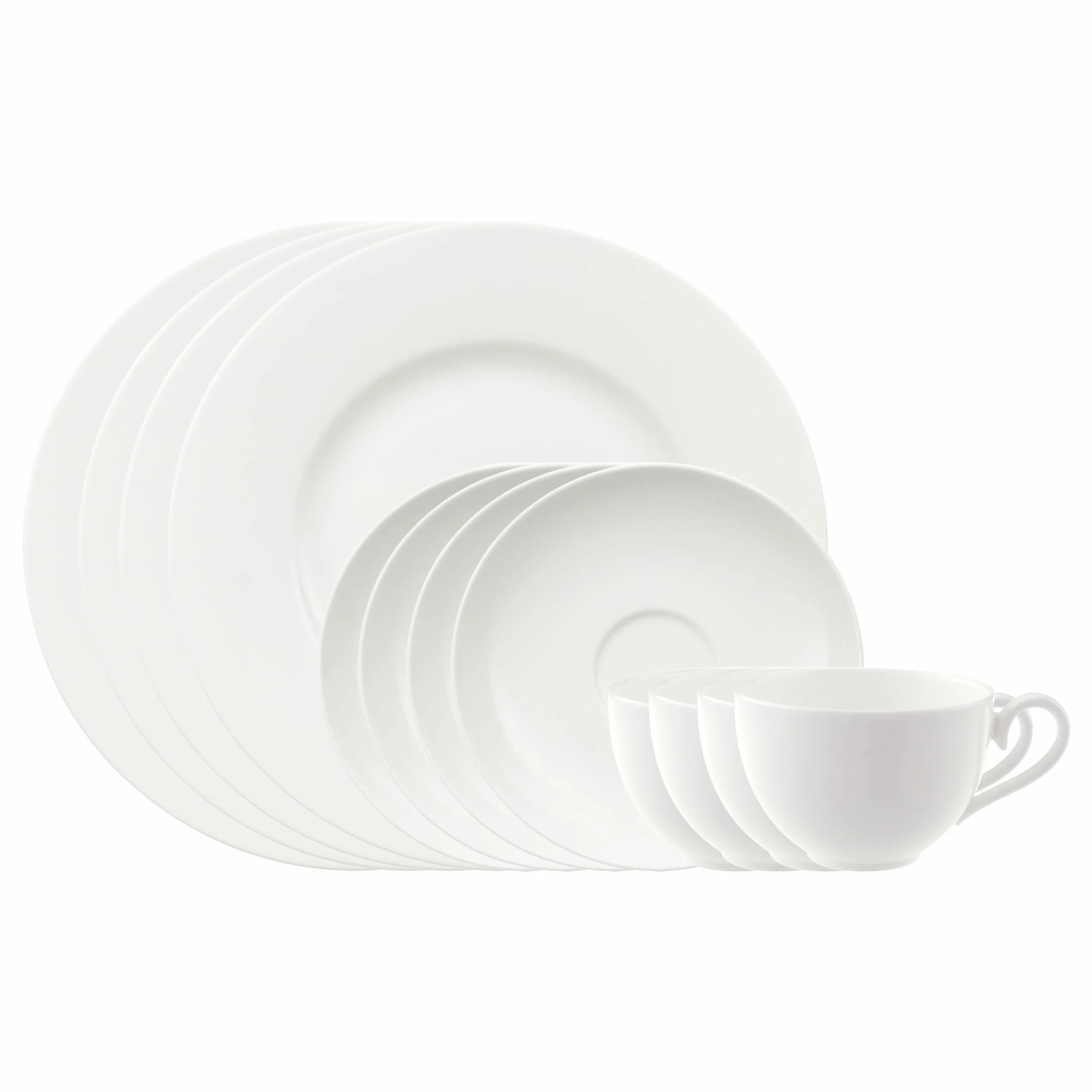 Villeroy & Boch – Royal, zestaw kawowy, 18 sztuk, stylowe serwowanie, Porcelana Premium, biały