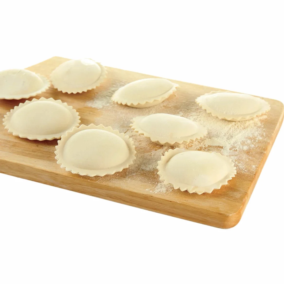 Metaltex Zestaw 2 stempli i foremek do ravioli ze stali nierdzewnej, kwadratowe i okrągłe, stal stopowa, srebrny