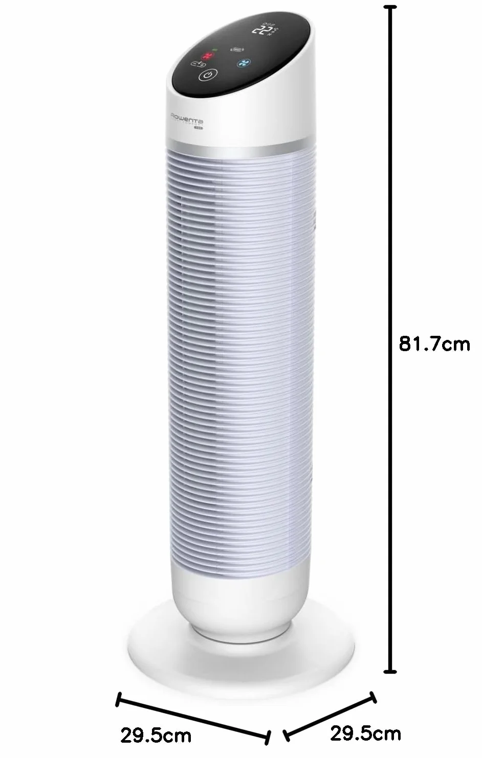 Rowenta Wentylator kolumnowy 3 w 1 Silent Comfort HQ8120 Termowentylator Filtr powietrza Tryb ogrzewania Eco Smart Pilot