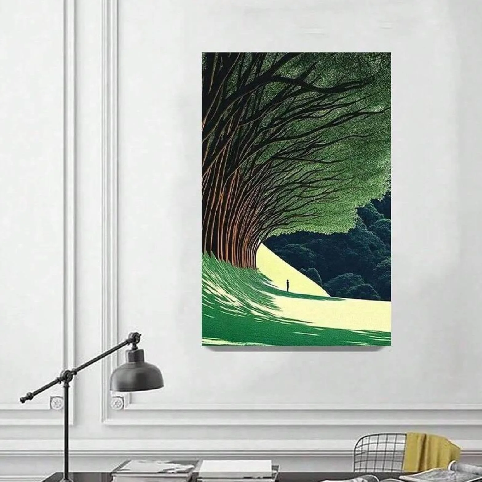 Obraz na okładce albumu, plakat ścienny, obrazy muzyczne, do sypialni, malarstwo estetyczne, dekoracja ścienna do domu, salonu, ramka 60 x 90 cm