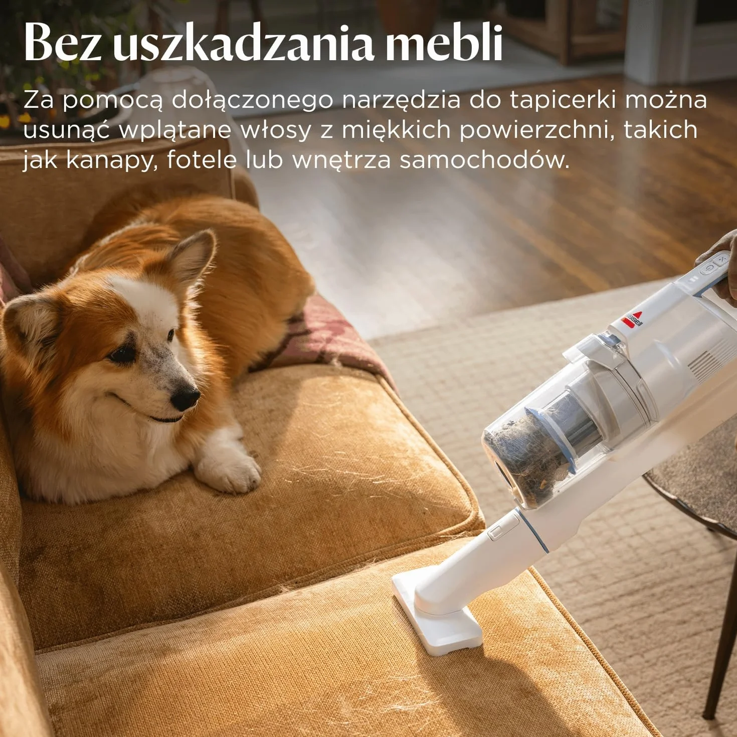 BISSELL PowerClean odkurzacz pionowy 3 w 1 200W HEPA 2000mAh 40min 4261N