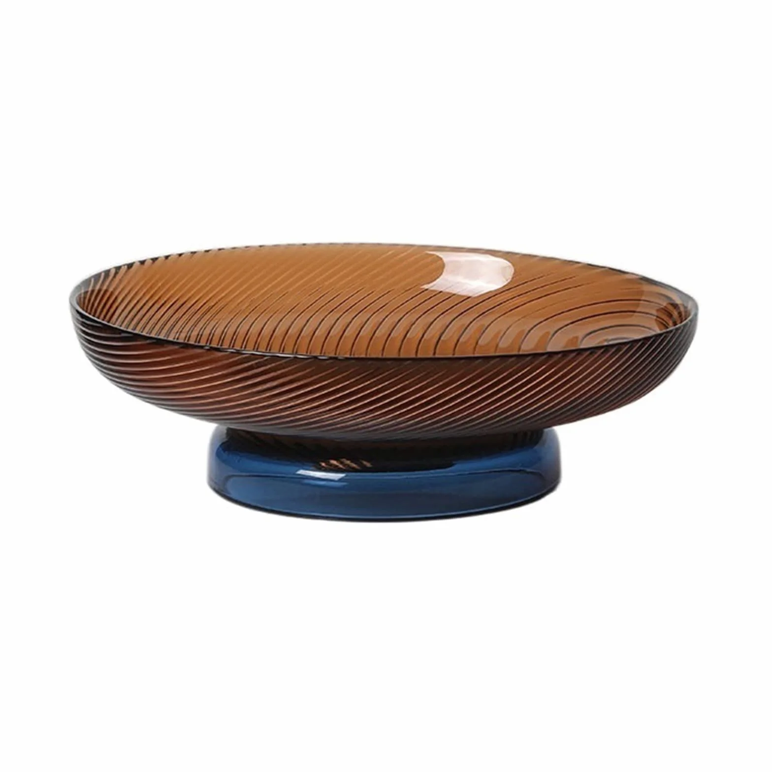 Miska na owoce Wysokiej klasy luksusowy szklany talerz na owoce dekoracja domu stolik kawowy, taca na słodycze, miska na owoce, nowoczesny minimalistyczny styl kosz na owoce (kolor: Bruin, Siz