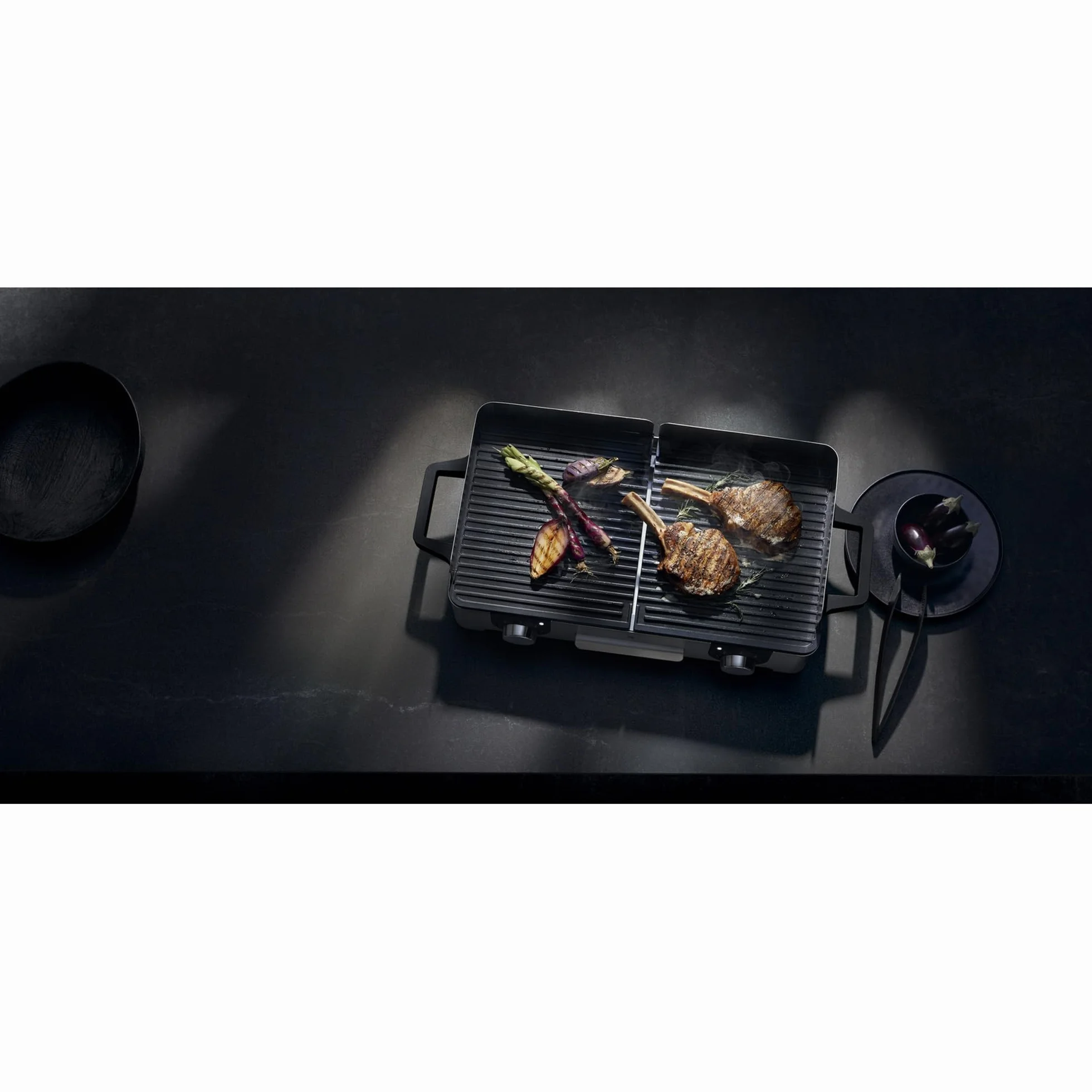 Wmf Compact Grill Elektryczny, Czarny/Srebrny, 28 x 50 cm
