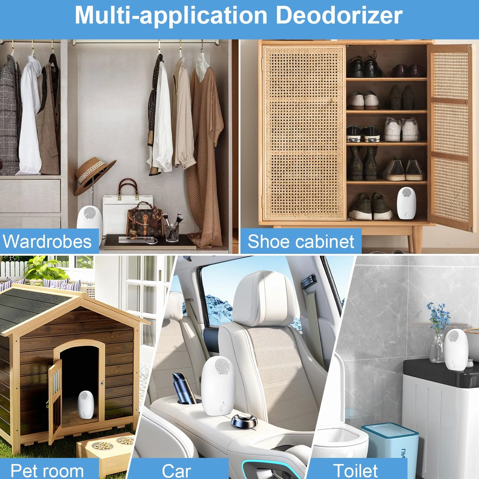 Generator ozonu O3 USB przenośny dezodorator do lodówek oczyszczacz powietrza