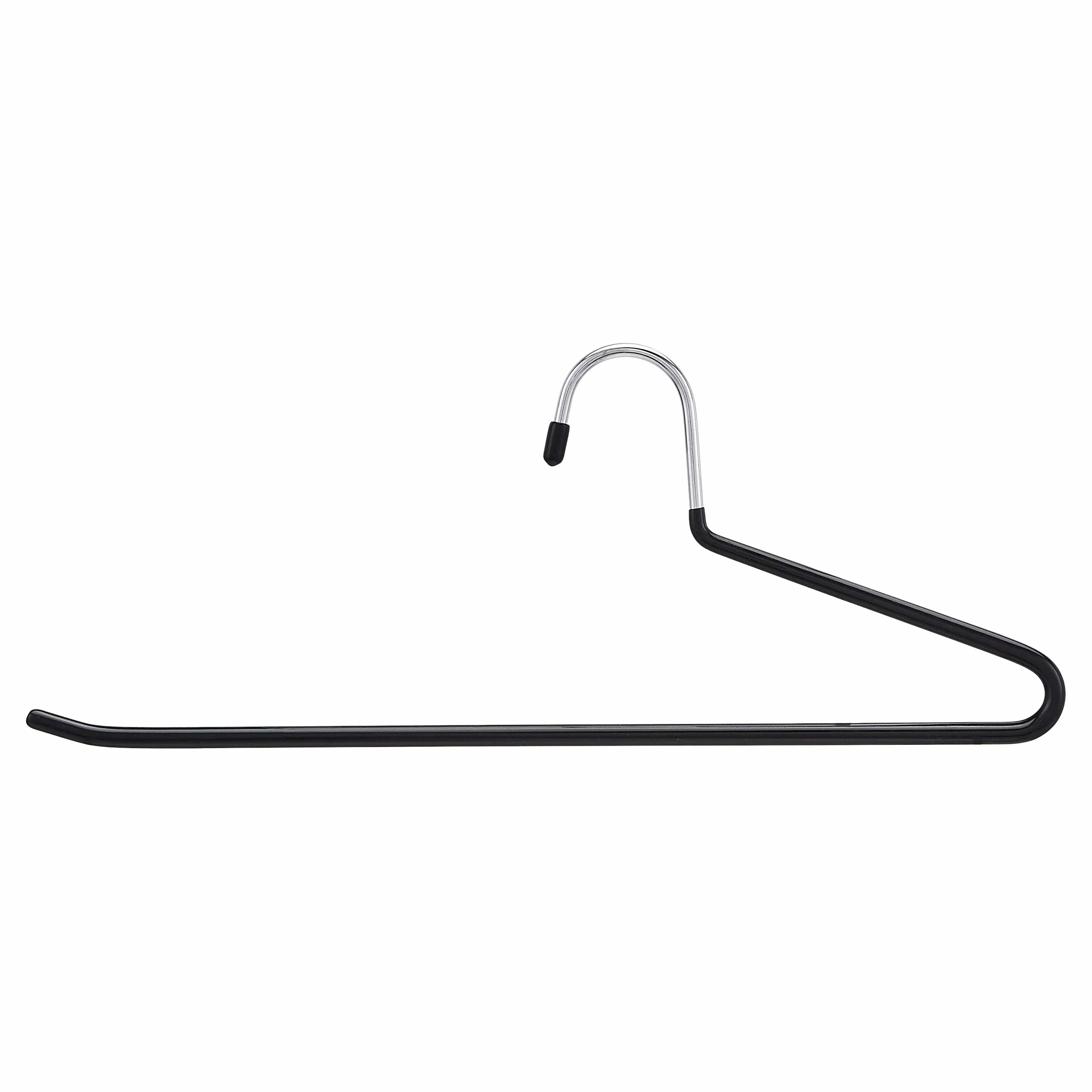 Amazon Basics Wieszaki na spodnie/szorty, łatwe zsuwanie, chrom, opakowanie 10 sztuk