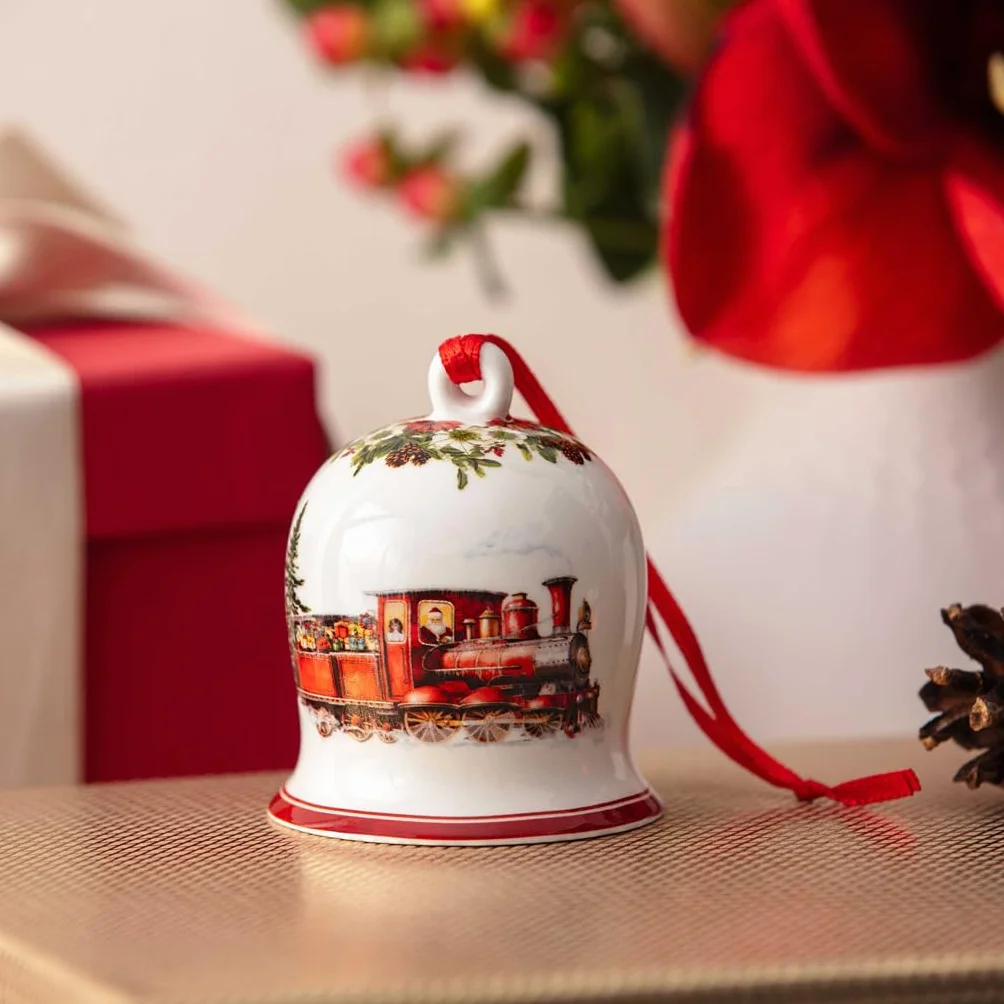 Villeroy & Boch Annual Christmas Edition dzwonek 2025 porcelana Premium ozdoba świąteczna