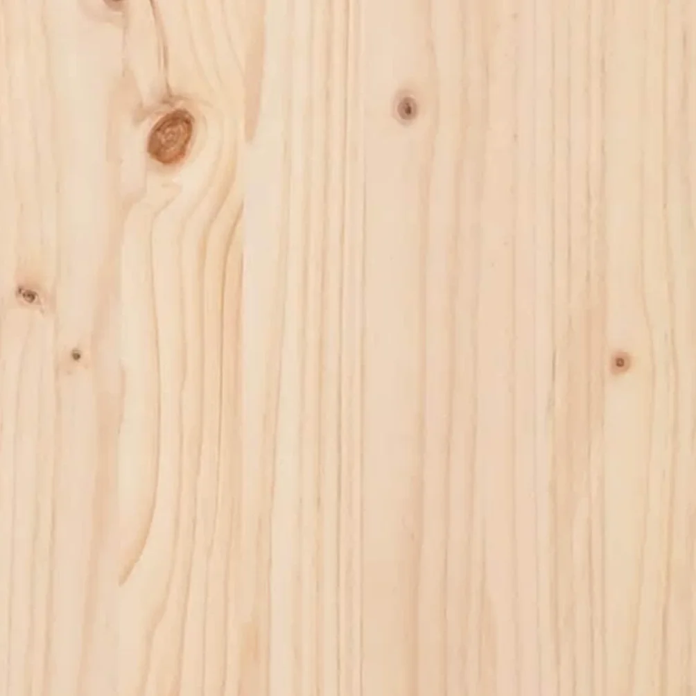 lite drewno sosnowe nowoczesna sypialnia z zagłówkiem 100 x 200 cm brąz | Rama łóżka lite drewno sosnowe 100x200 cm stelaż z zagłówkiem do sypialni