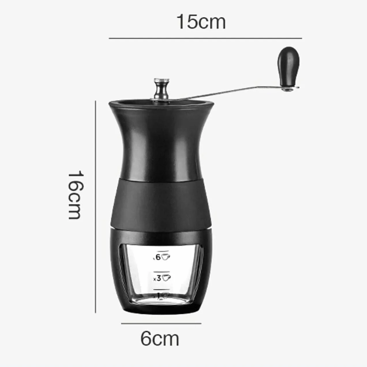 French Press Ręczny Młynek Do Kawy Z Ceramicznymi Żarnami Regulowana Szorstkość Domu I Podróży Dzbanek Kawy