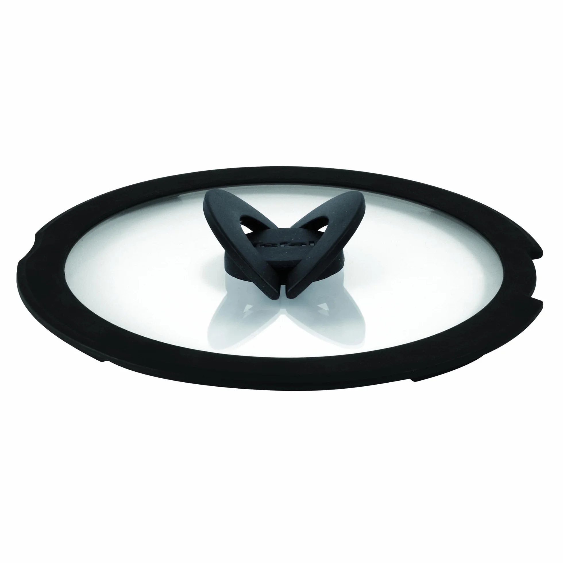 Tefal Ingenio szklana pokrywka 24 cm, łatwa do przechowywania, oszczędność miejsca, składane uchwyty, szybsze nagrzewanie, nadaje się do naczyń kuchennych Ingenio, nadaje się do zmywarki, wysokiej