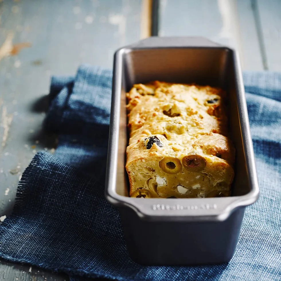 KitchenAid Aluminized Steel 5-częściowy zestaw foremek do pieczenia, powłoka nieprzywierająca bez PFAS, nadaje się do piekarnika, mycia w zmywarce, kolor szary