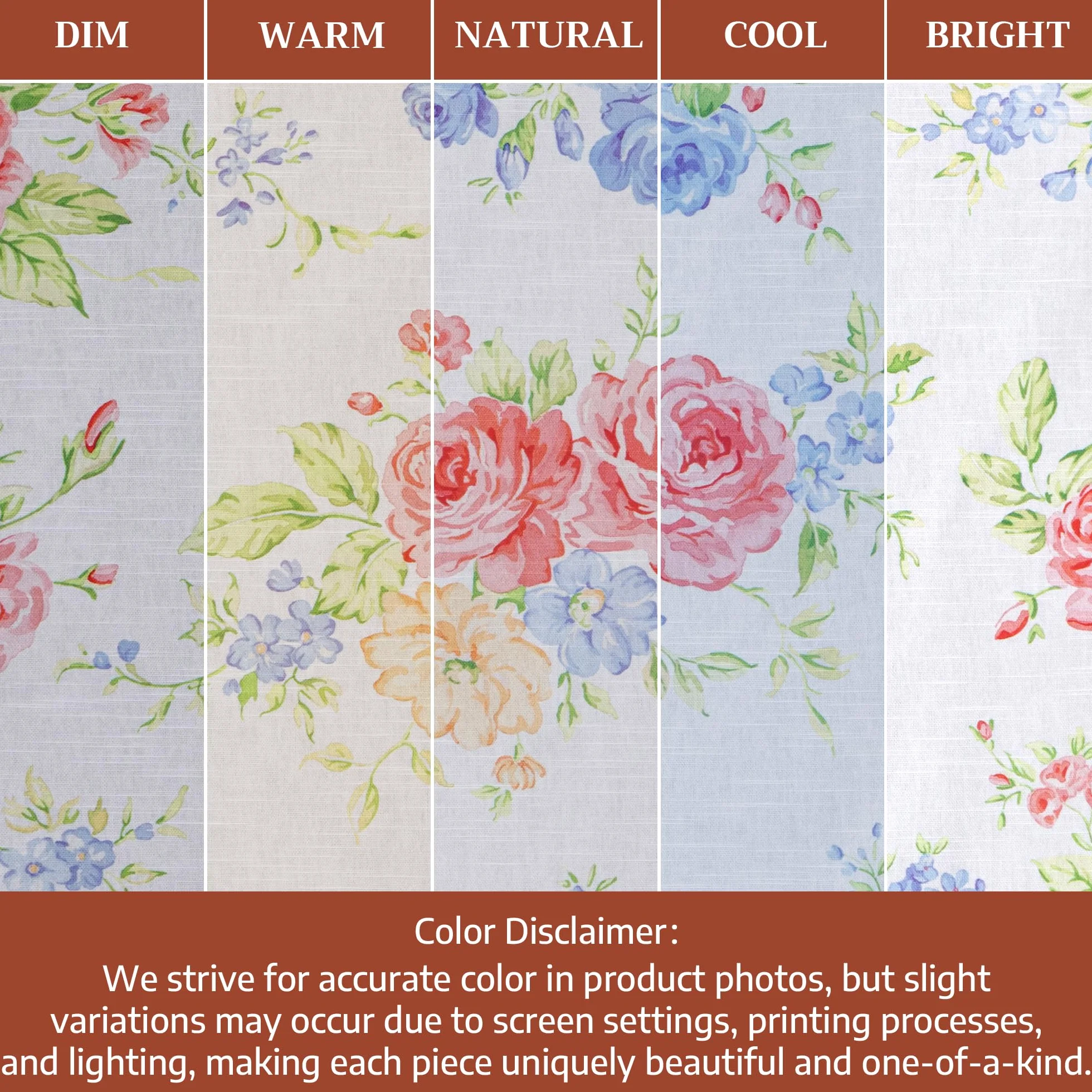 Maison d' Hermine Vintage Floral 100% bawełna, zestaw 3 uniwersalnych ręczników kuchennych, miękkie, chłonne ściereczki do naczyń, ręczniki barowe, wiosna/lato (50 cm x 70 cm)