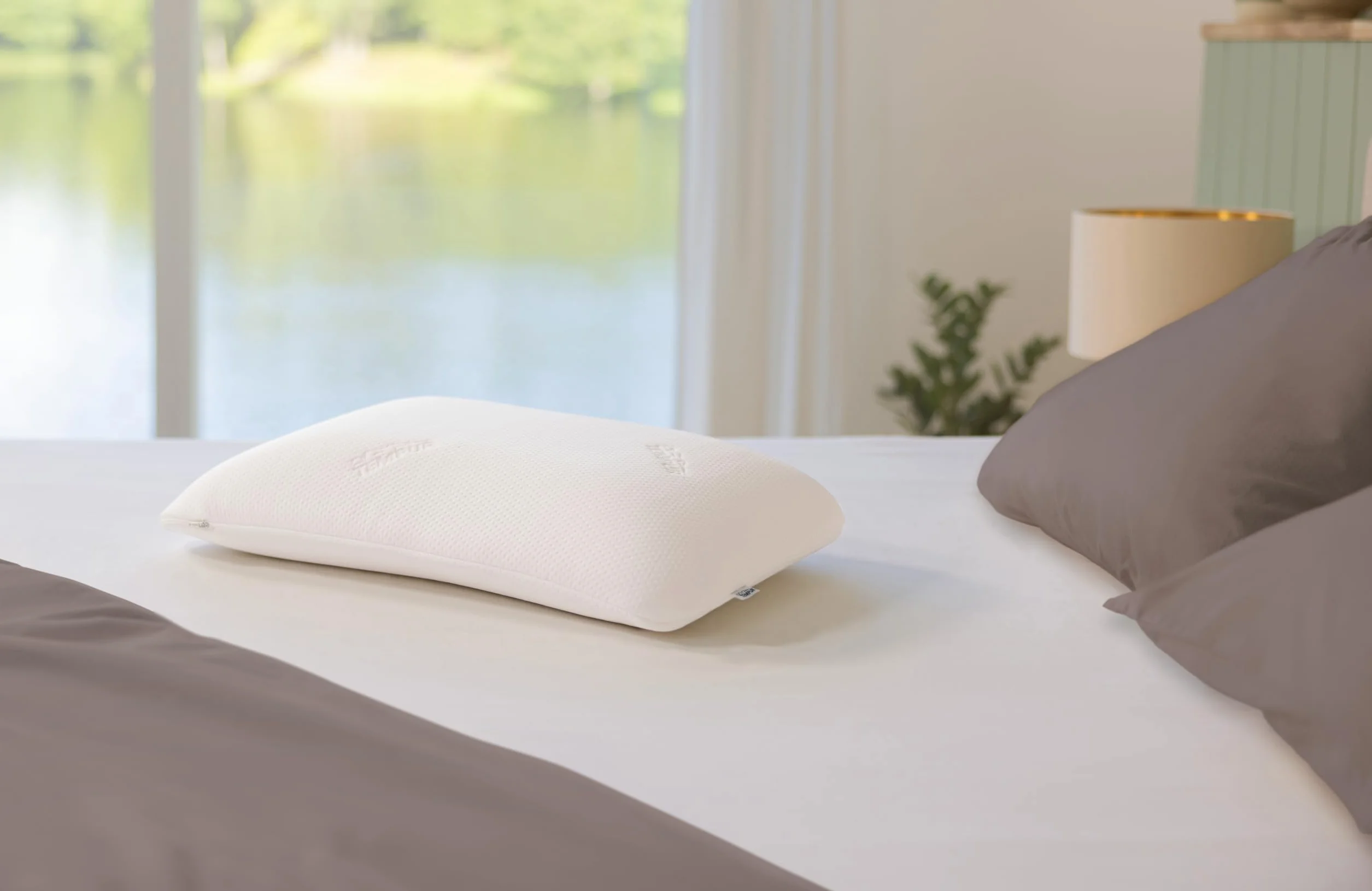 Tempur Symphony ergonomiczna poduszka do spania na plecach i biodrach, z pianki memory, rozmiar S (63 x 43 x 11 cm)