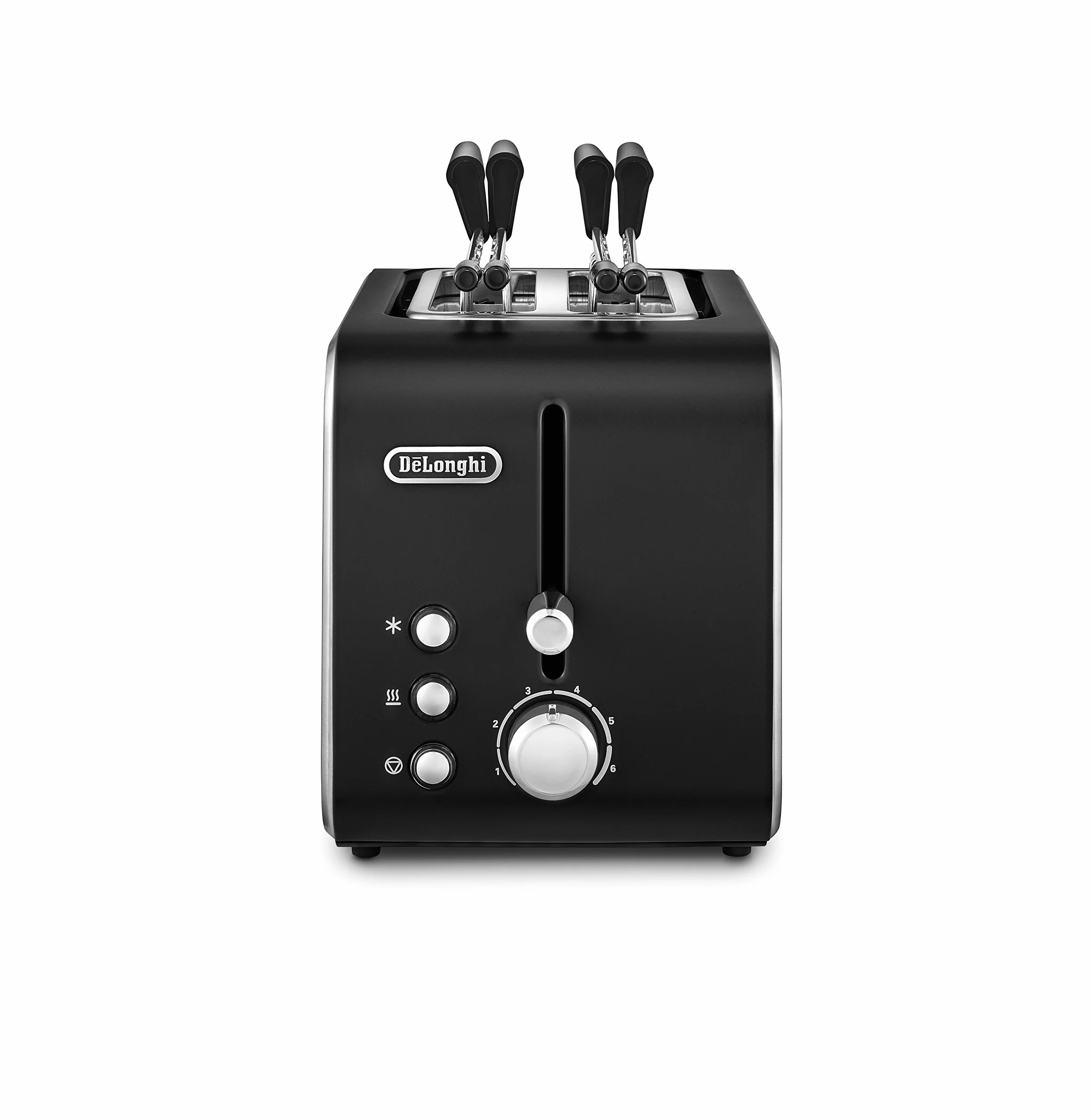 De'Longhi 0230120014 Ctx2203 toster, stal nierdzewna, czarny