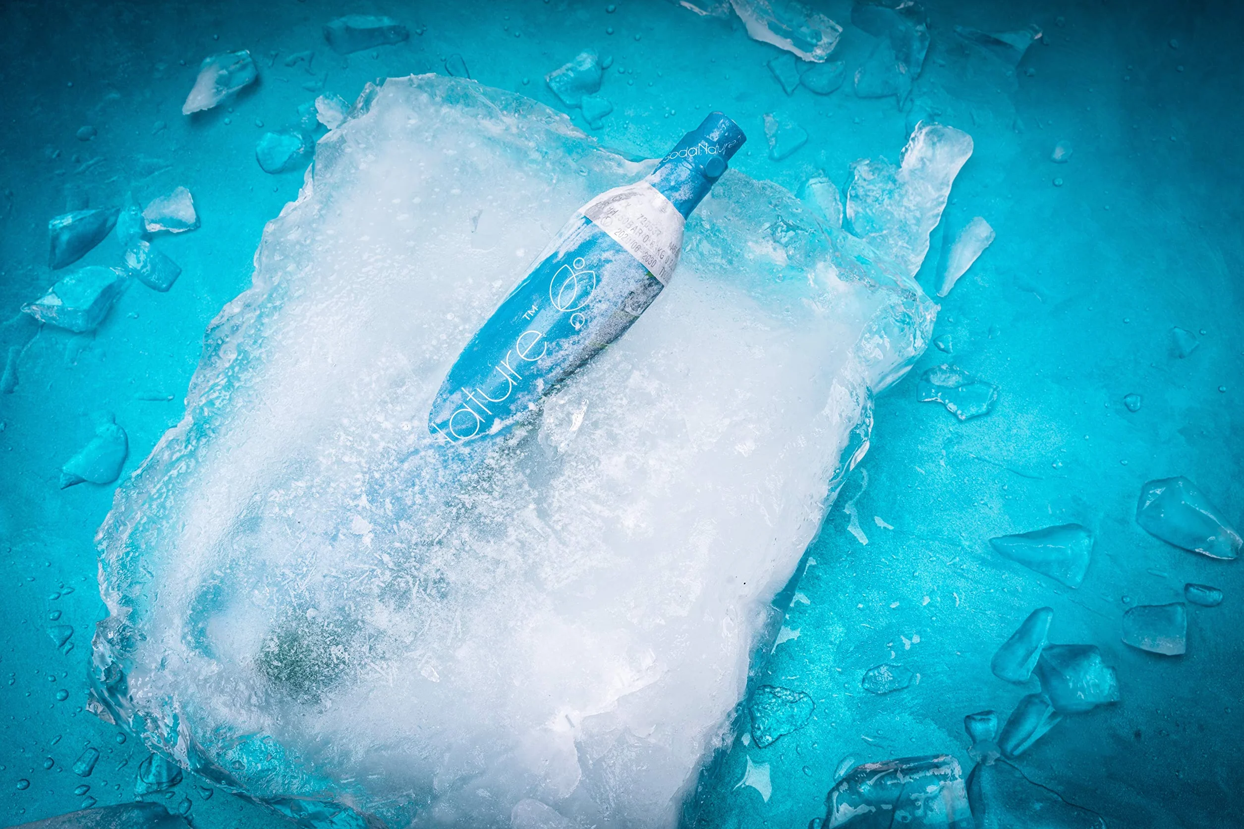 SodaNature | 2 x Premium 60 l CO2 cylindry do SodaStream (z wyjątkiem QC), Aarke itp. | nowy i po raz pierwszy napełniony w Niemczech | naturalny dwutlenek węgla do 2 x 60 l | TÜV do 2035 [425 g]