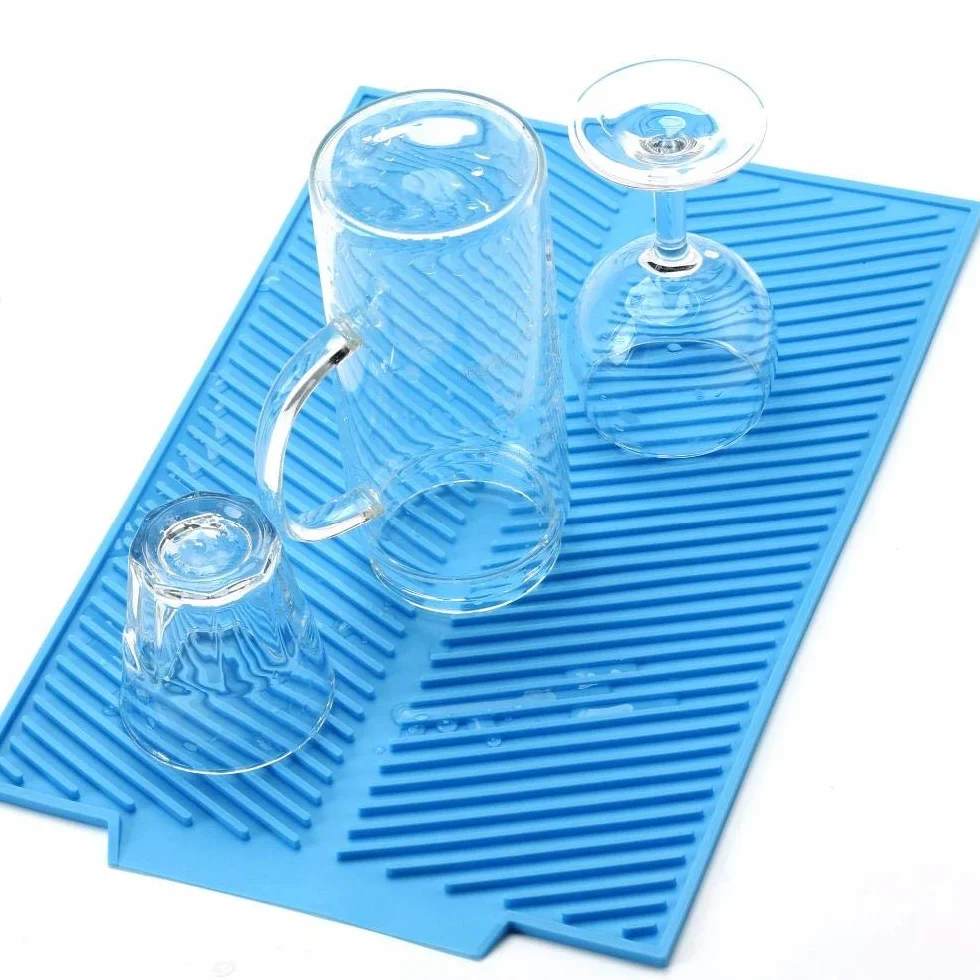 Mata Premium Heat Resistant Tableware Dishwasher Durable Cushion Pad Podkładka na stół obiadowy Podkładka-Szara_Mała,Podkładki pod gorące naczynia(Grey,L)