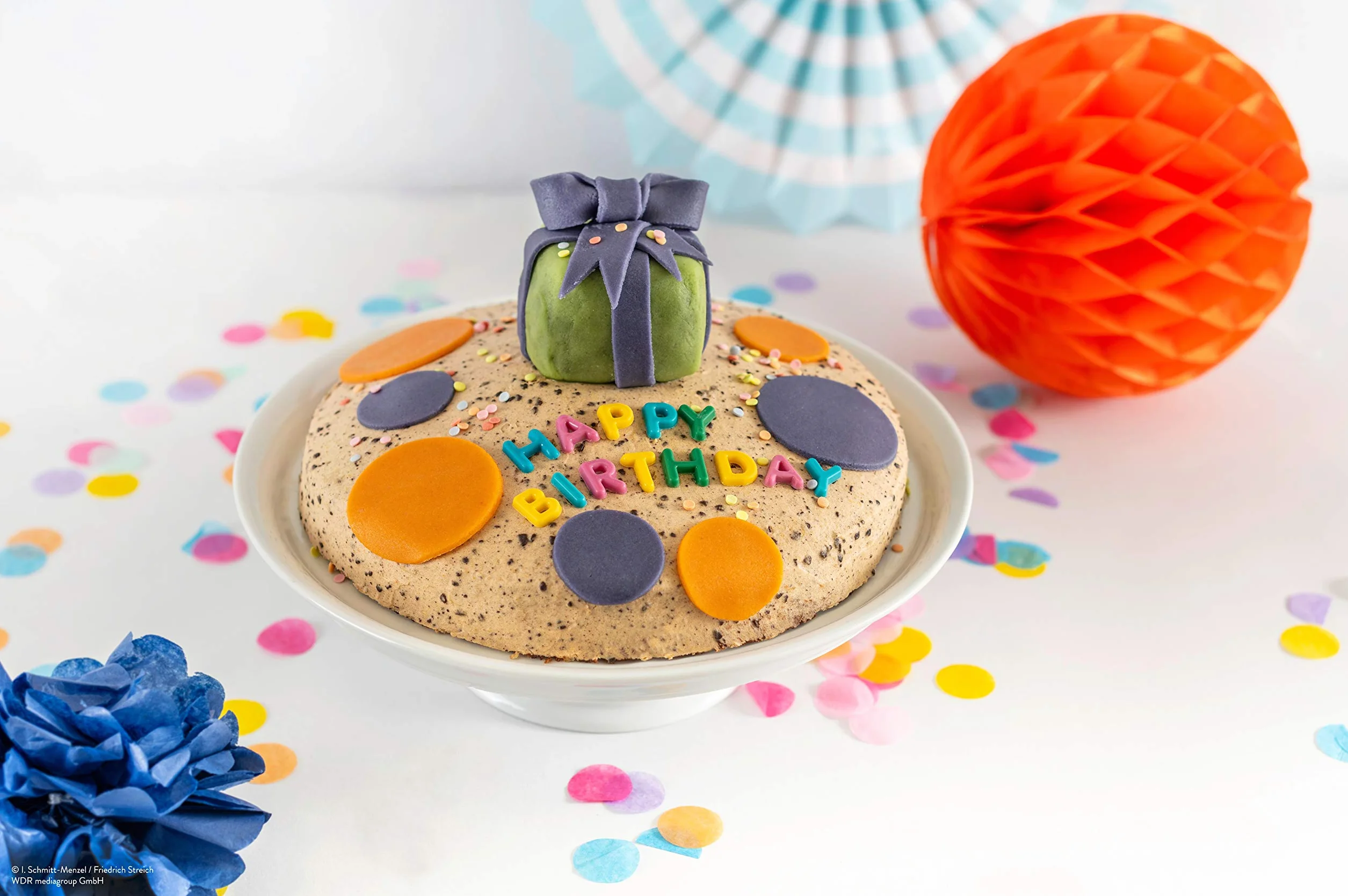 Dr. Oetker Tortownica Ø 26 DieMaus, okrągła forma do pieczenia, wysokiej jakości forma do ciasta z blachy stalowej, forma ze wzmocnioną ceramiką powłoką zapobiegającą przywieraniu (kolor: