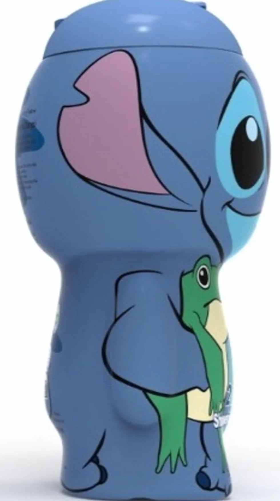 Stitch in 3D – żel pod prysznic i szampon 2 w 1, pachnąca karmelem i jaśminem, zabawa w kąpieli dla dzieci