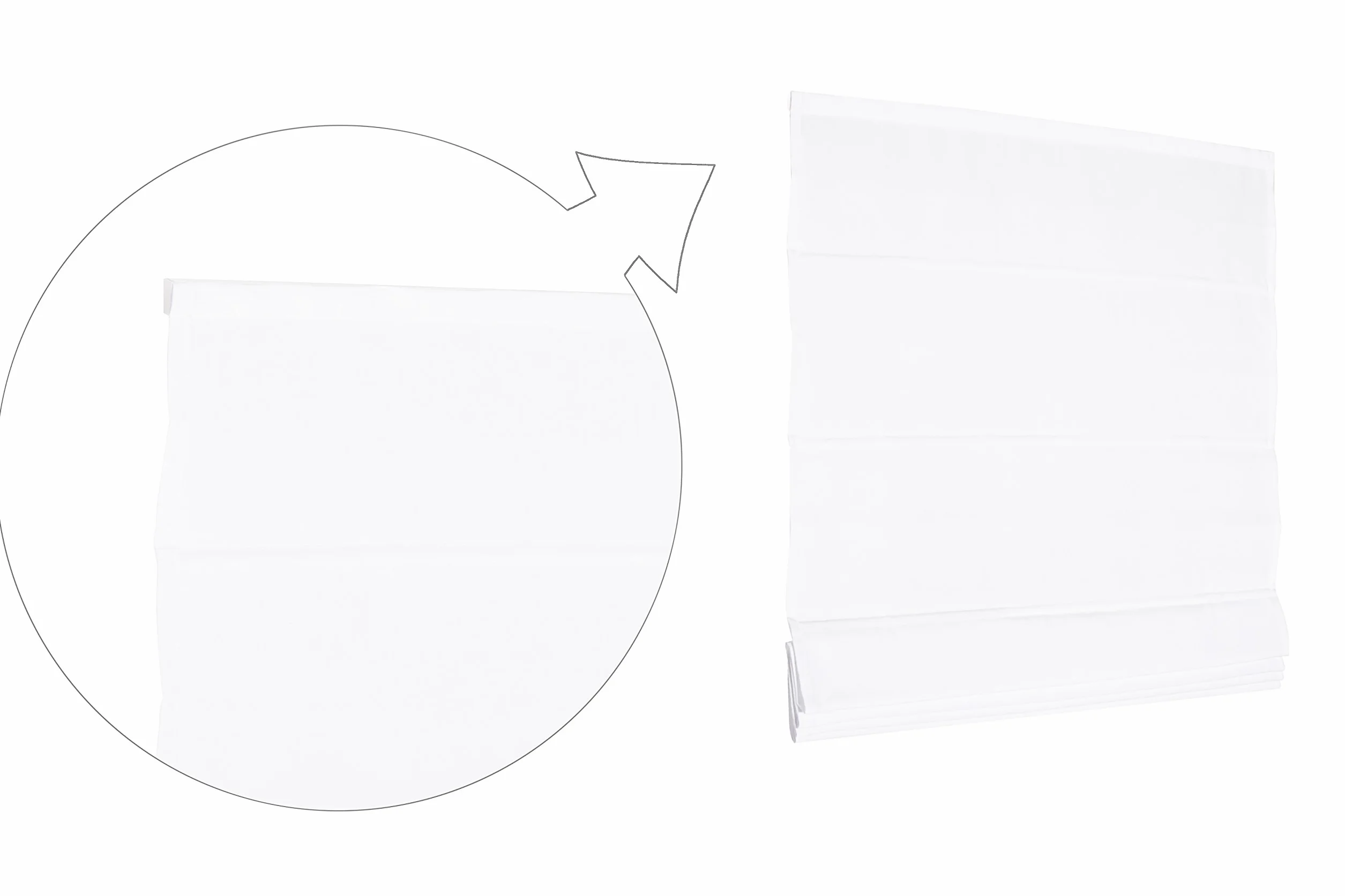 BASIC roleta RAFFROWA BIAŁA 140x175 cm - WYBÓR - 11 WYMIARY I 7 kolorów w sklepie - RAFFGARDINE składane
